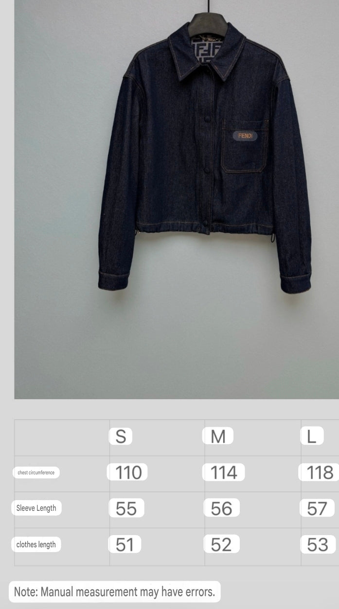 Women Fendi Denim Jacket