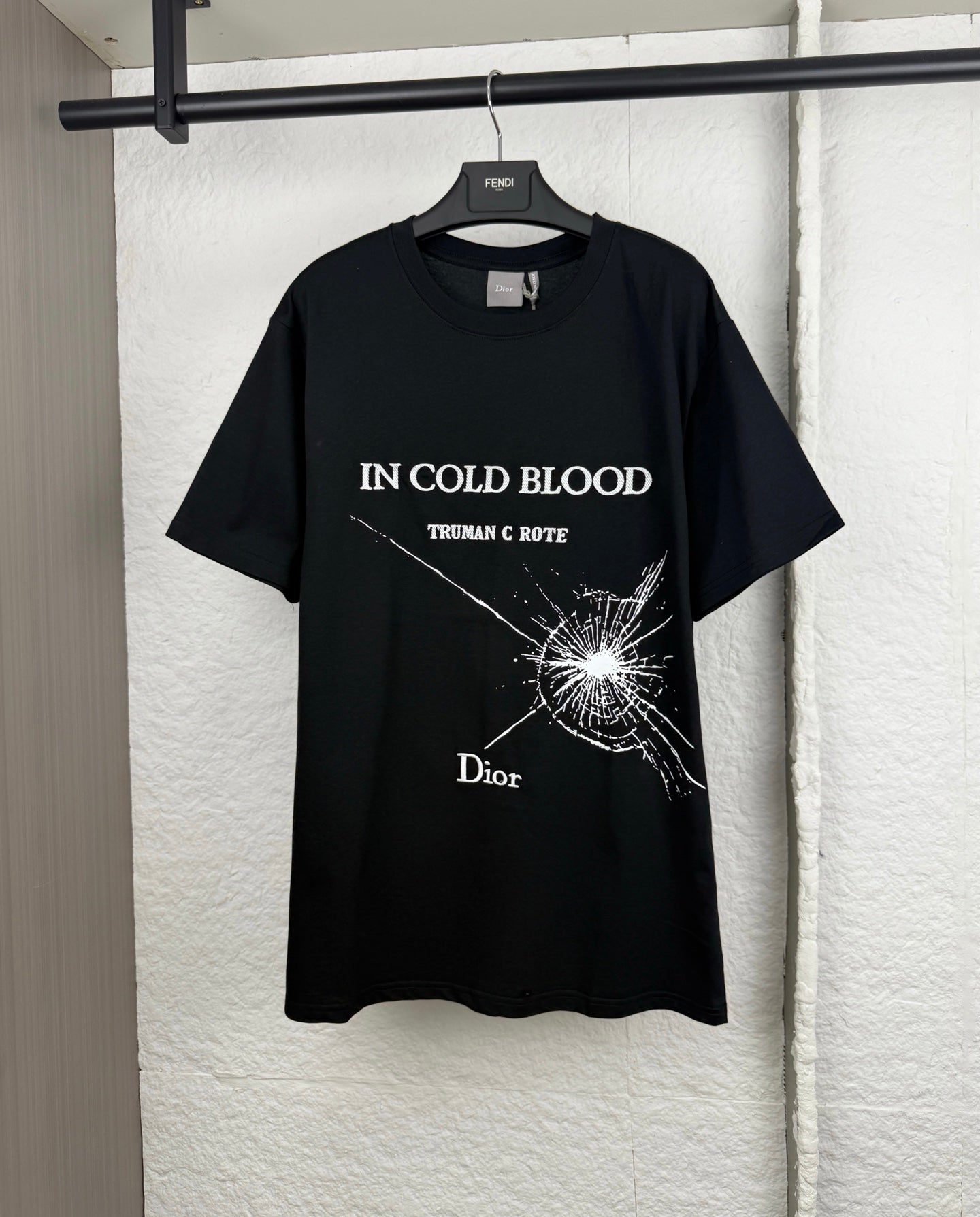 Dior Book Cover Embroidered T-Shirt