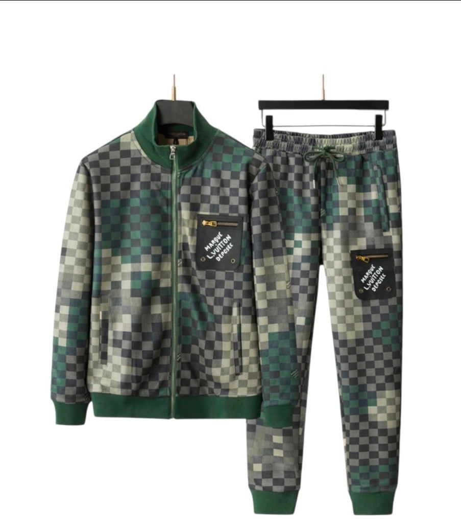LV Green Tracksuit