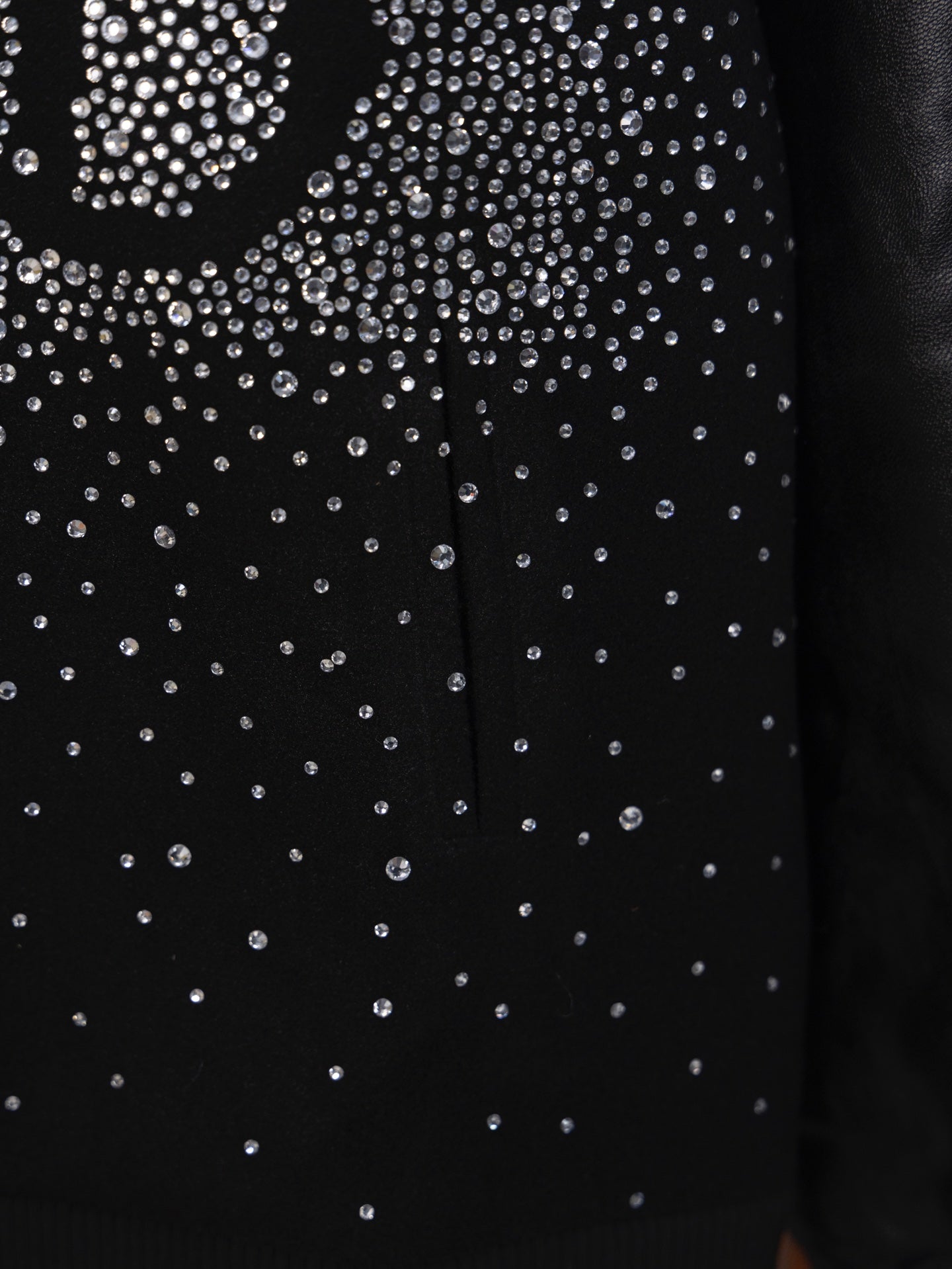 GOODBRAND Good Starry Sky Rhinestone Letter Jacket