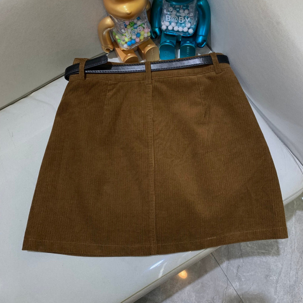 Fendi Carduroy Skirt
