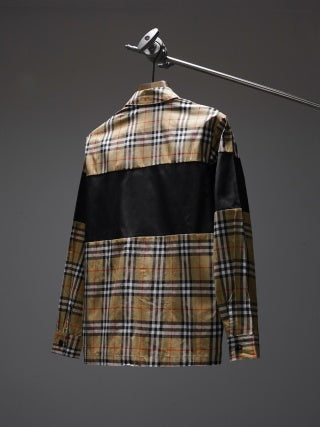 Burberry Plaid Patchwork Shirt/ Jacket