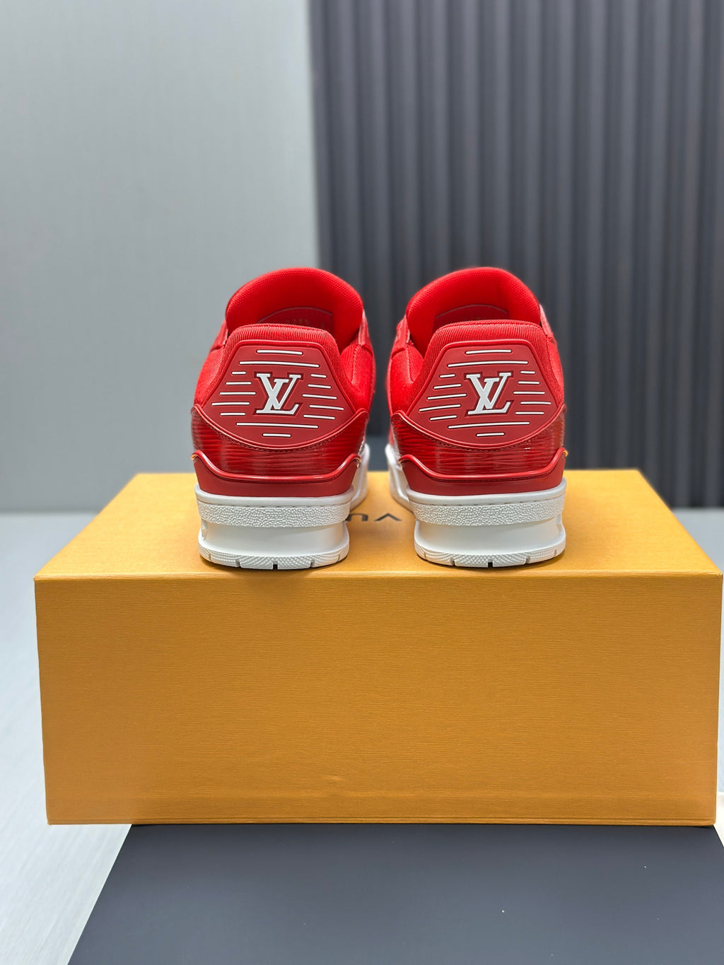 LV Trainers Patent Leather