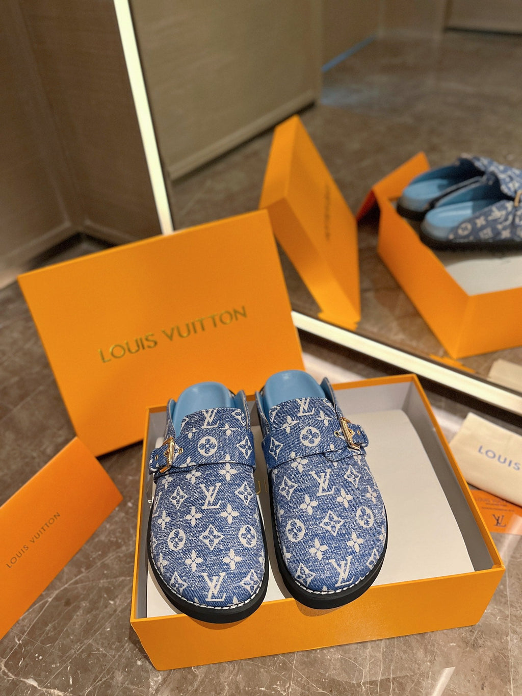 LV slippers