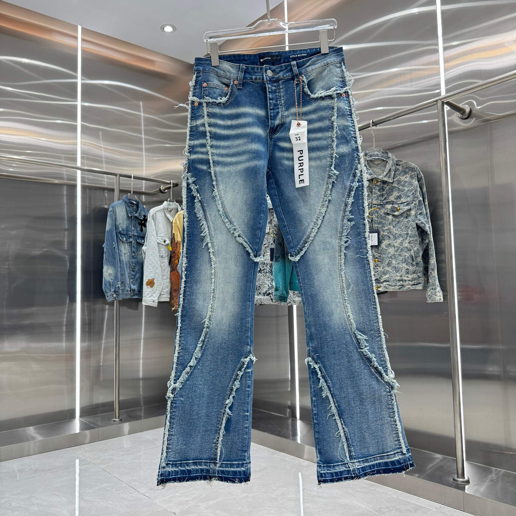 Purple Label Washed Denim Jeans