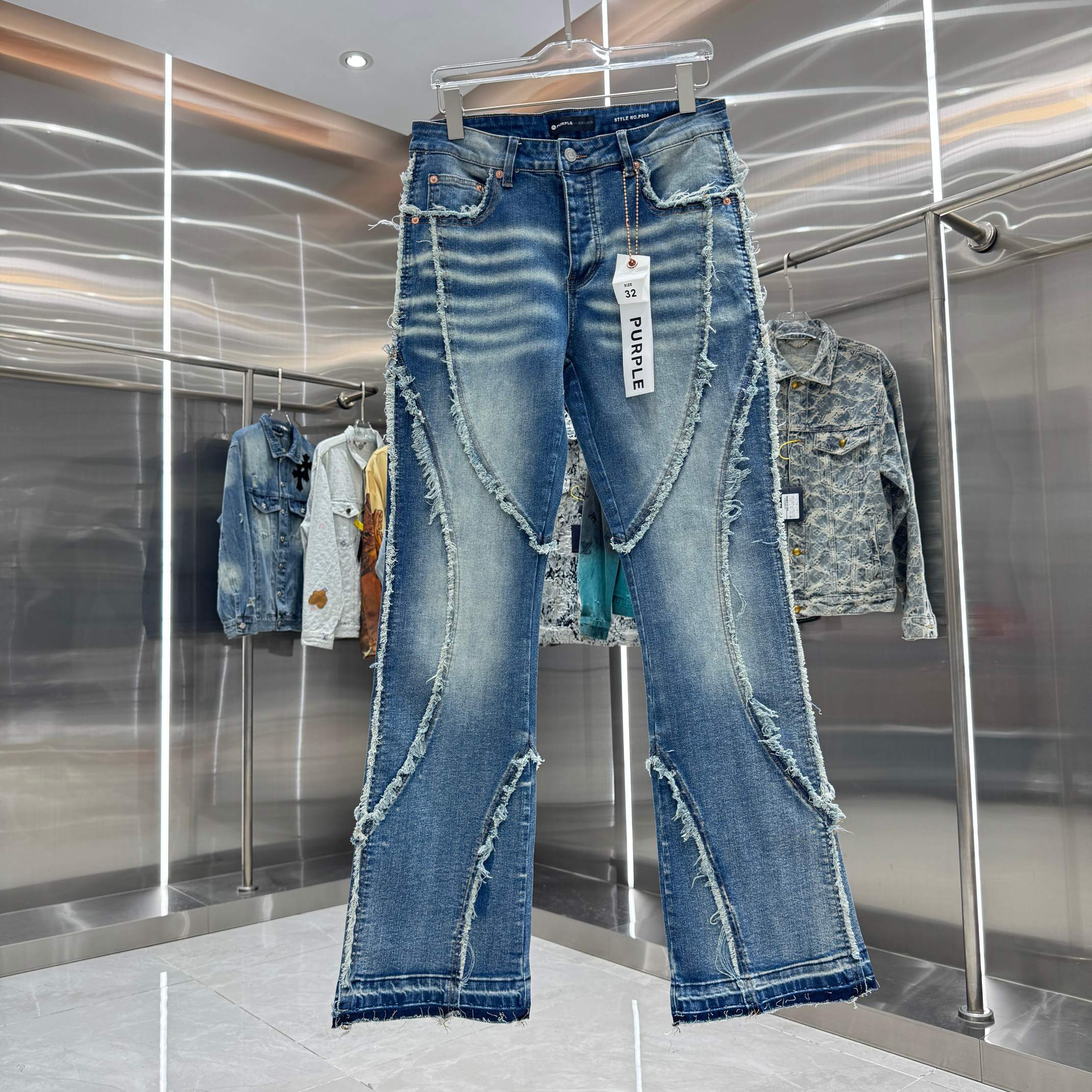 Purple Label Washed Denim Jeans
