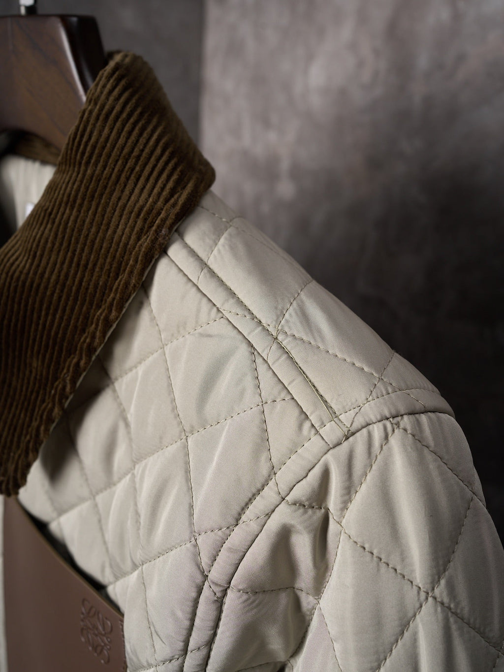 Loewe Diamond Quilted Short Jacket/Coat