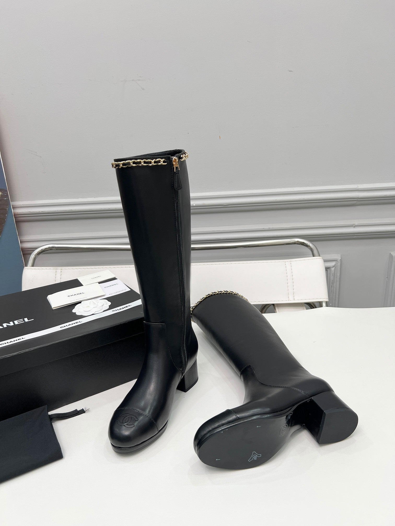 Women's Changel Signature Double C boots
