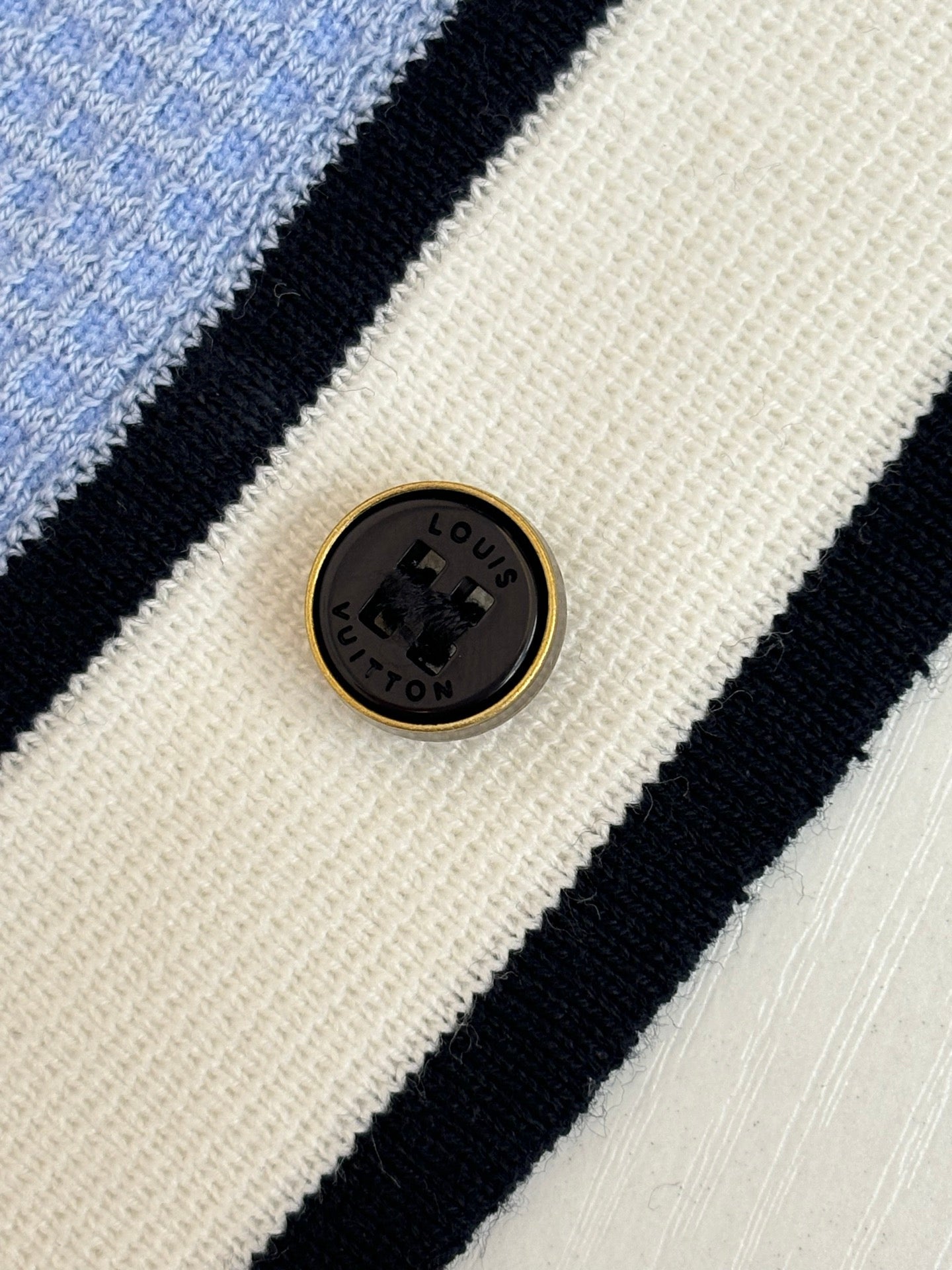 LV Embroidered Knit Shirt