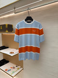 LV Monogram Striped Knit T-Shirt