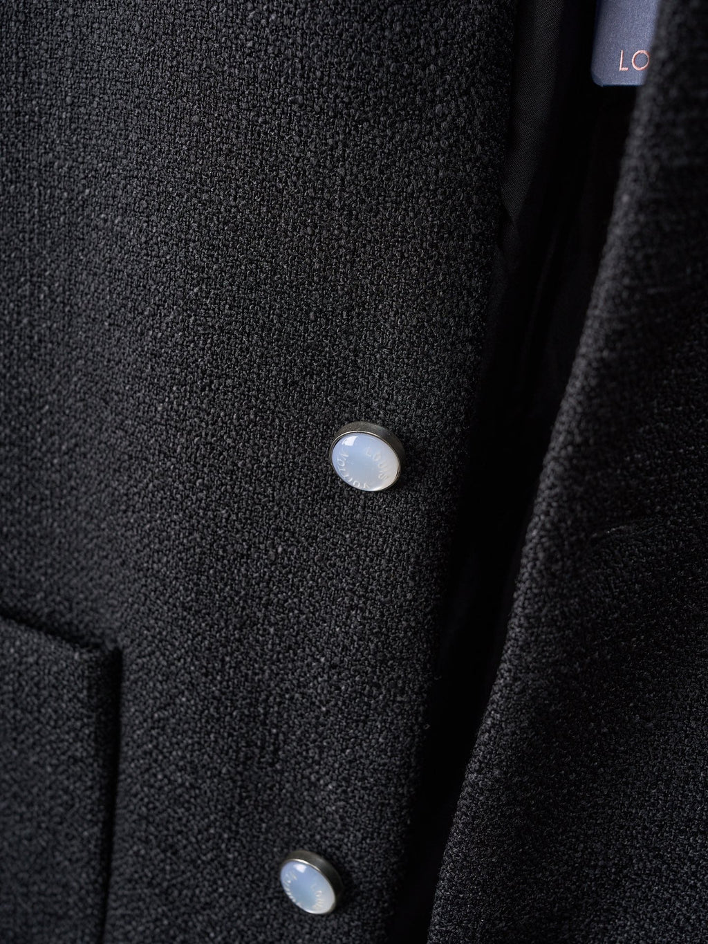 LV Pocket Embriodered Single-Breasted Jacket
