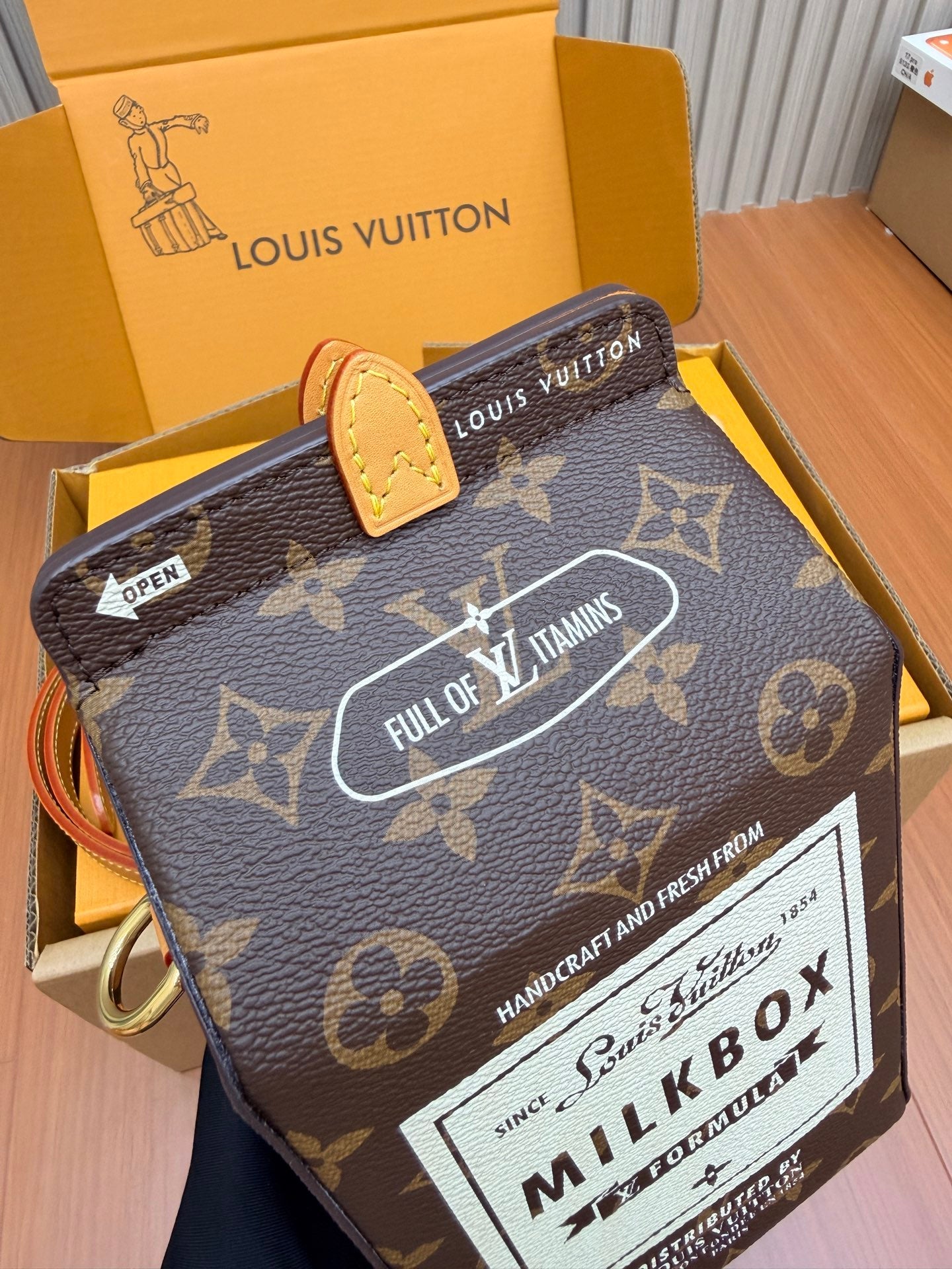 LV Milk Carton Shoulder Bag