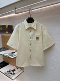 LV Silk brend Short Sleeve Shirt