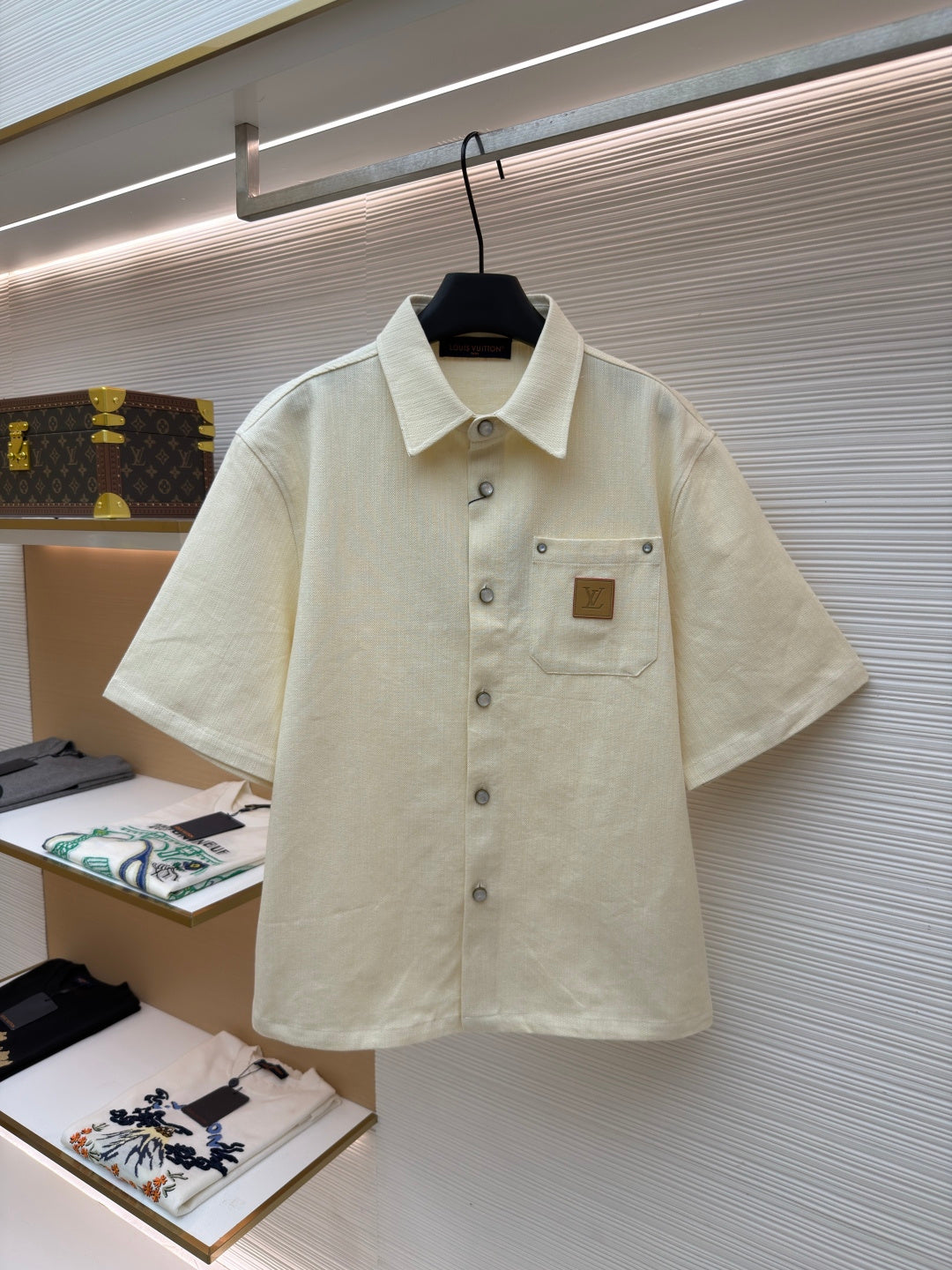 LV Silk brend Short Sleeve Shirt