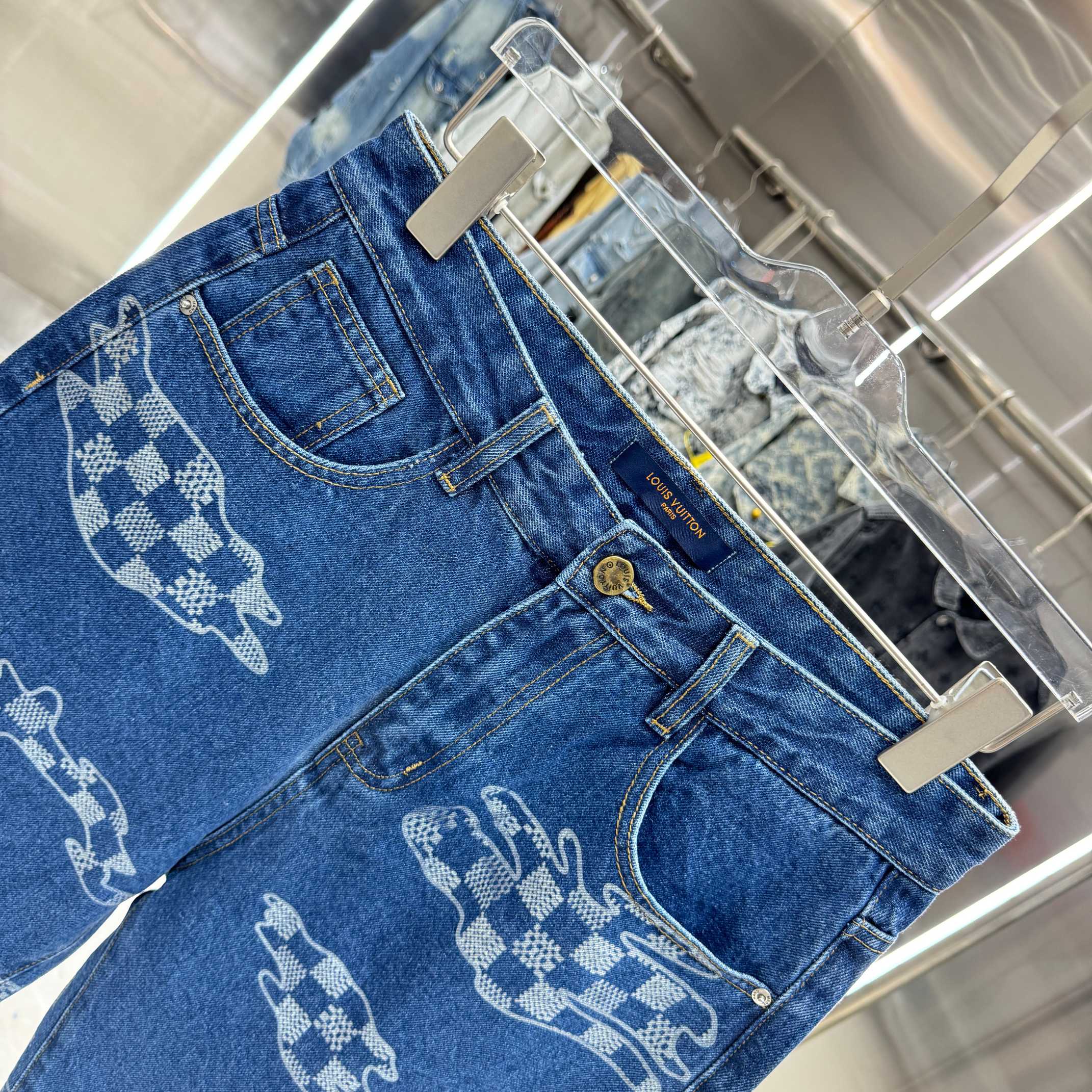 LV Denim Shorts