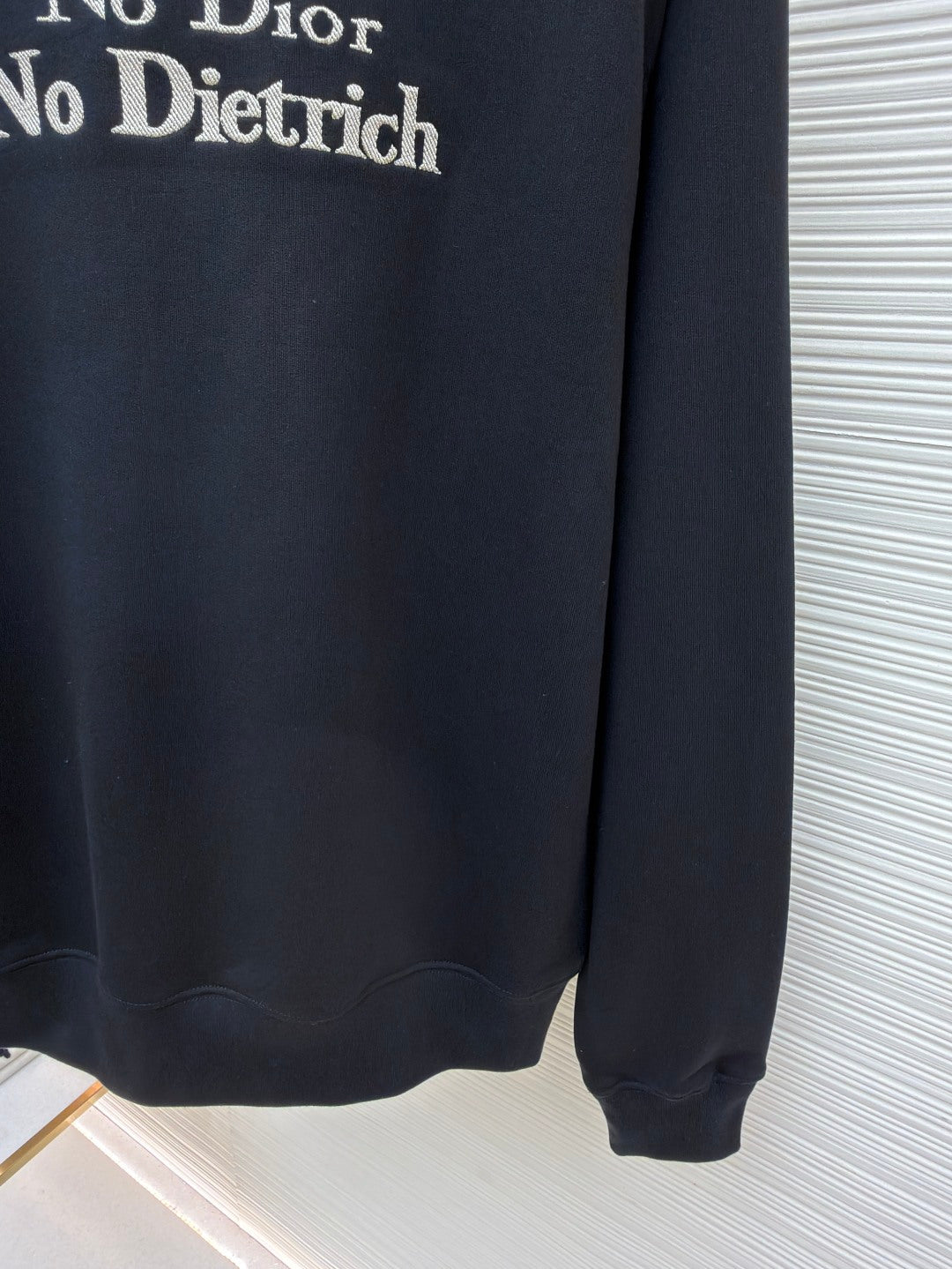 Dior Embroidered Crew Neck Sweatshirt