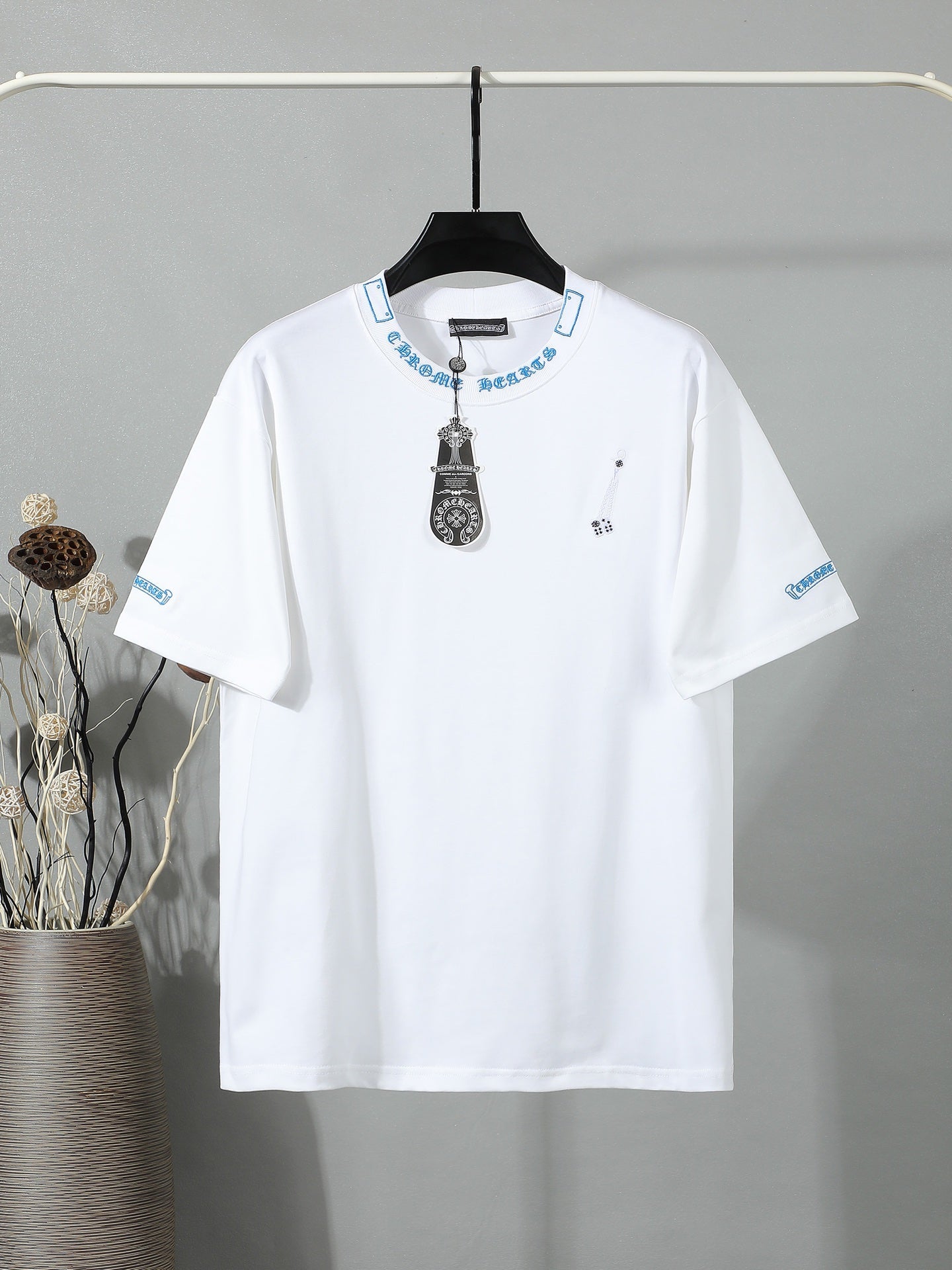 Chrome Heart Embroidered T-Shirt