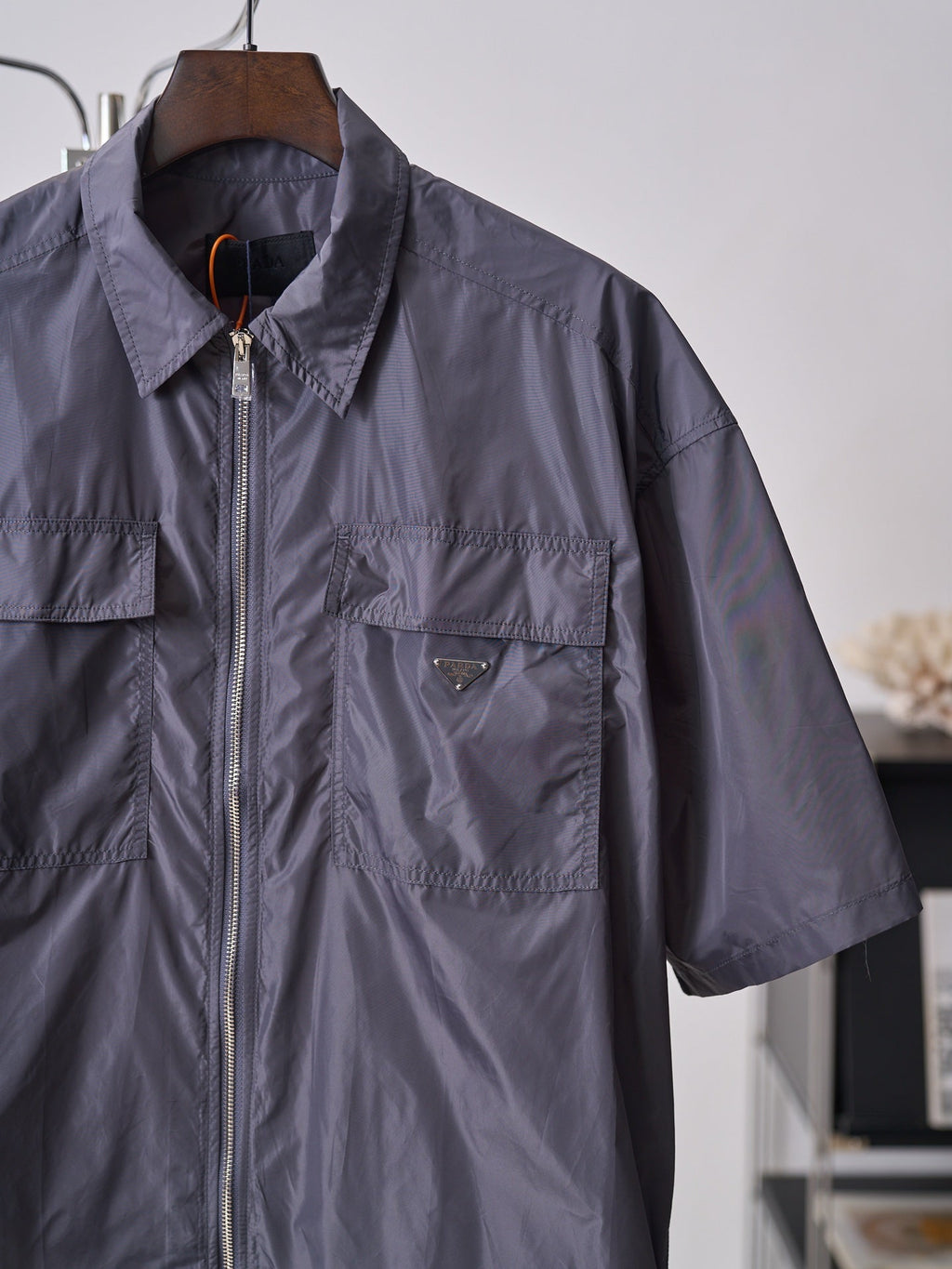Prada Nylon Short Sleeve Shirt