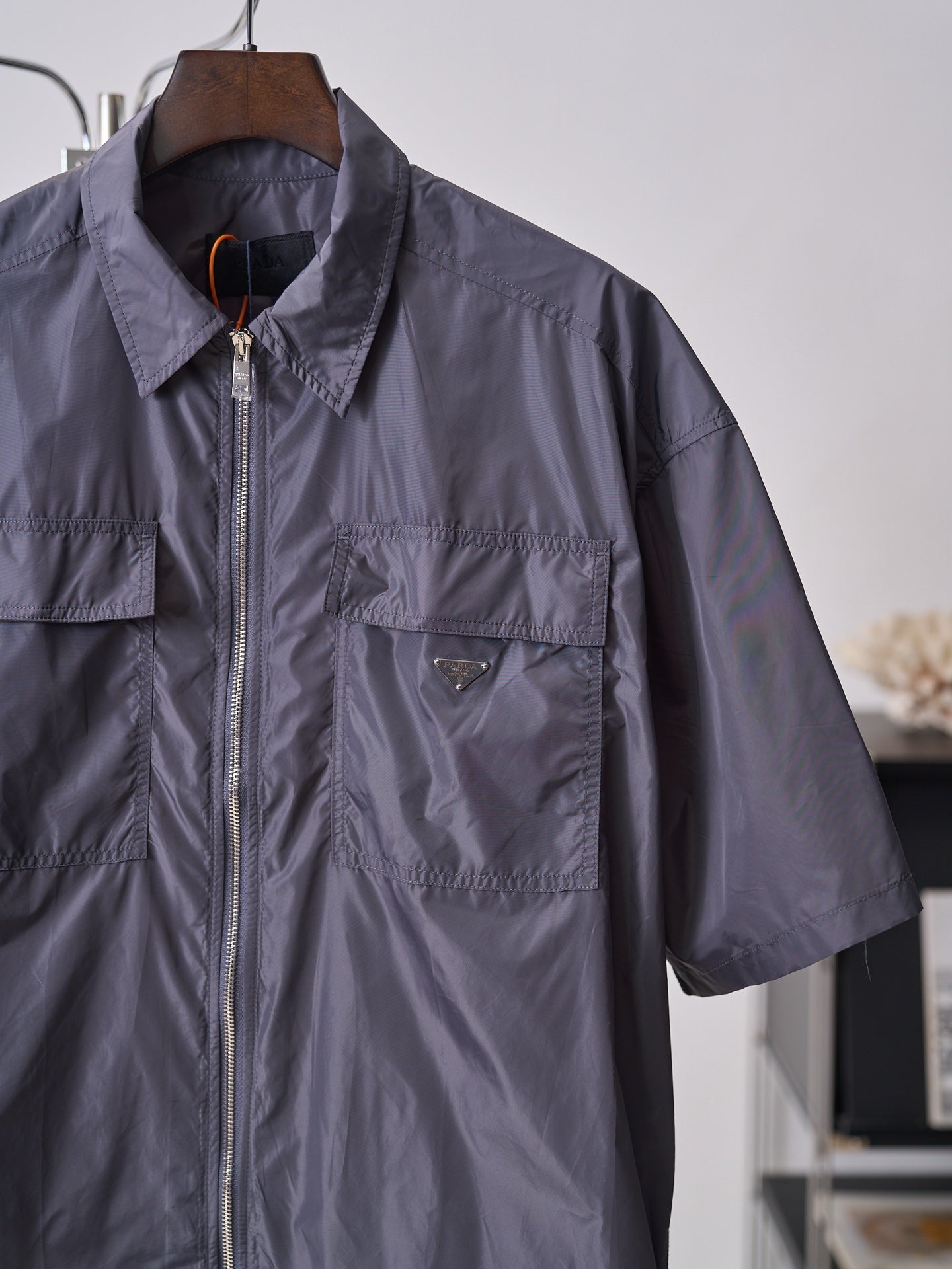 Prada Nylon Short Sleeve Shirt