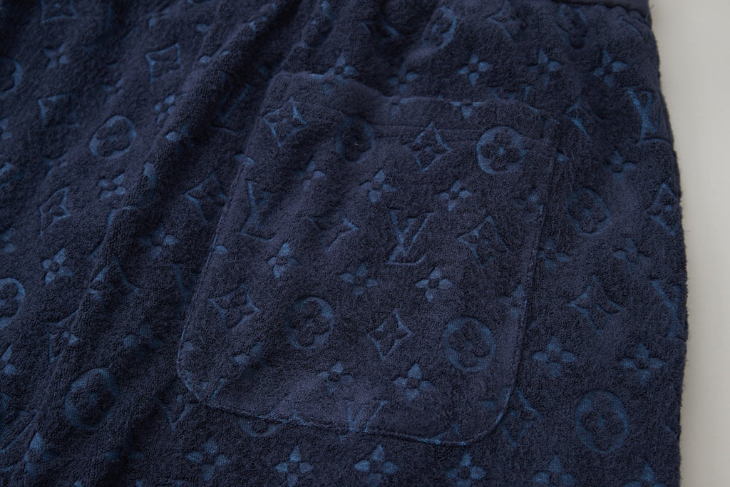 LV Embossed Terry Cloth Shorts