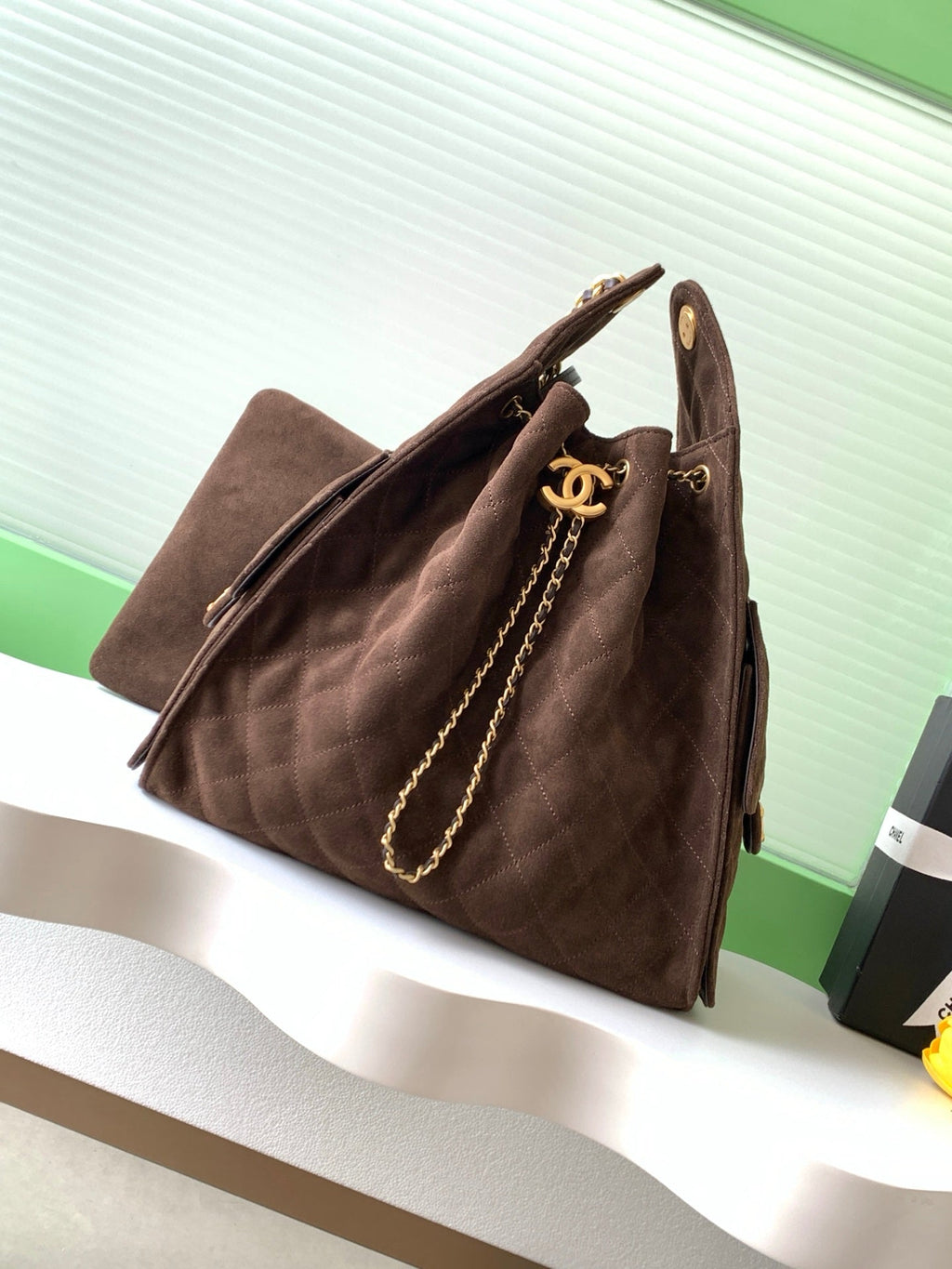Chanel Bag with frosted Leather
