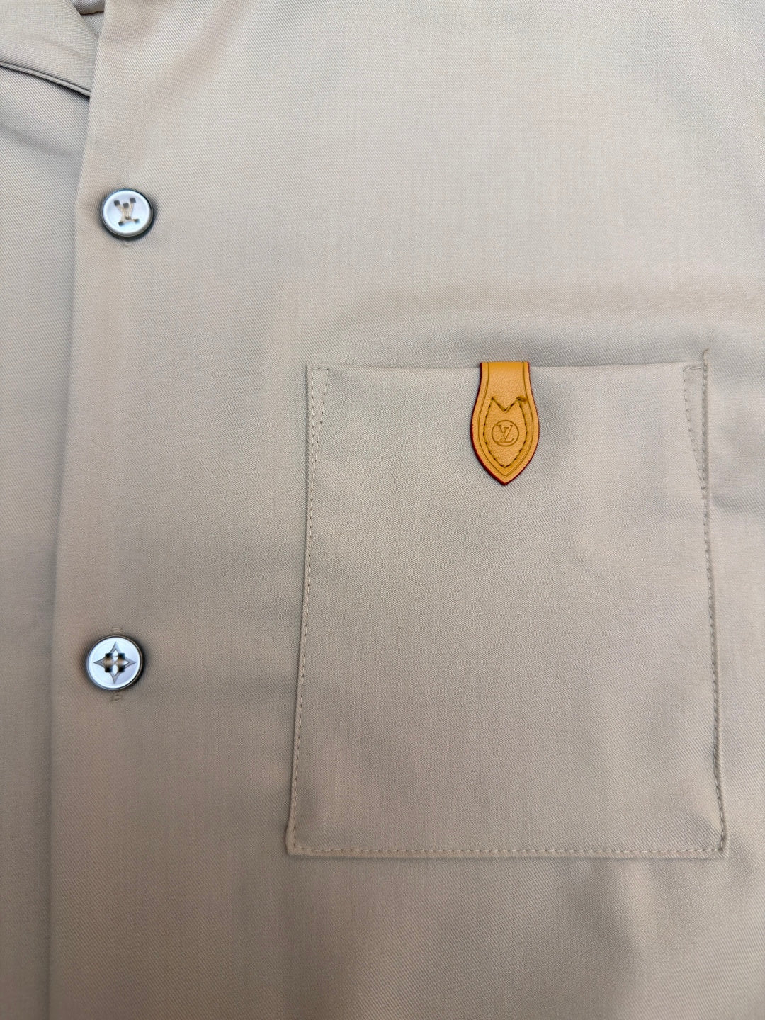 LV Silk blend Fleece Shirt
