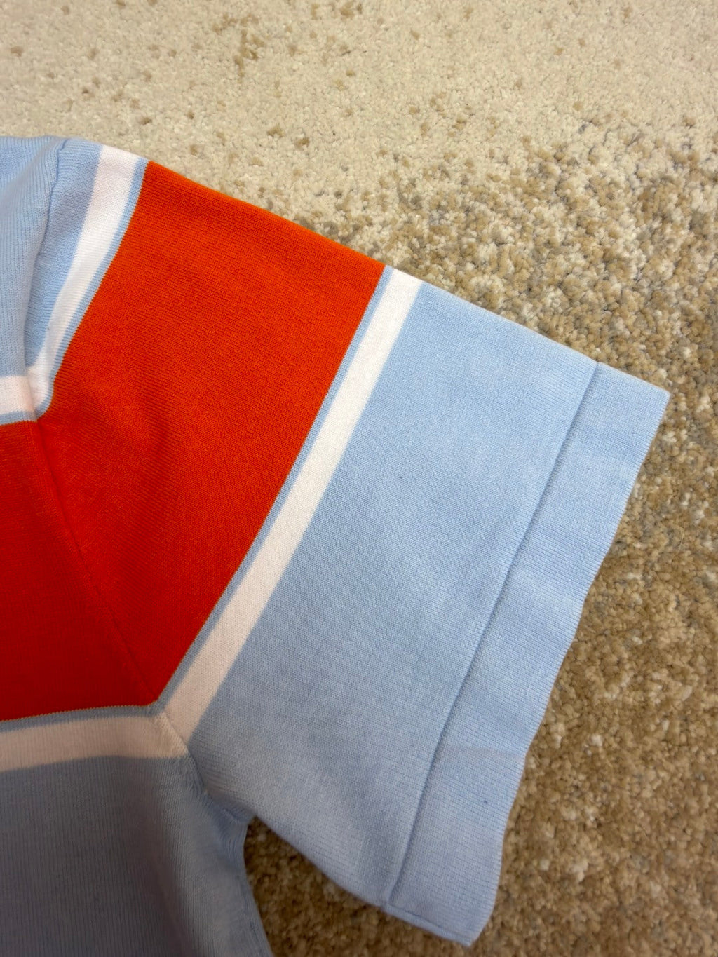 LV Monogram Striped Knit T-Shirt