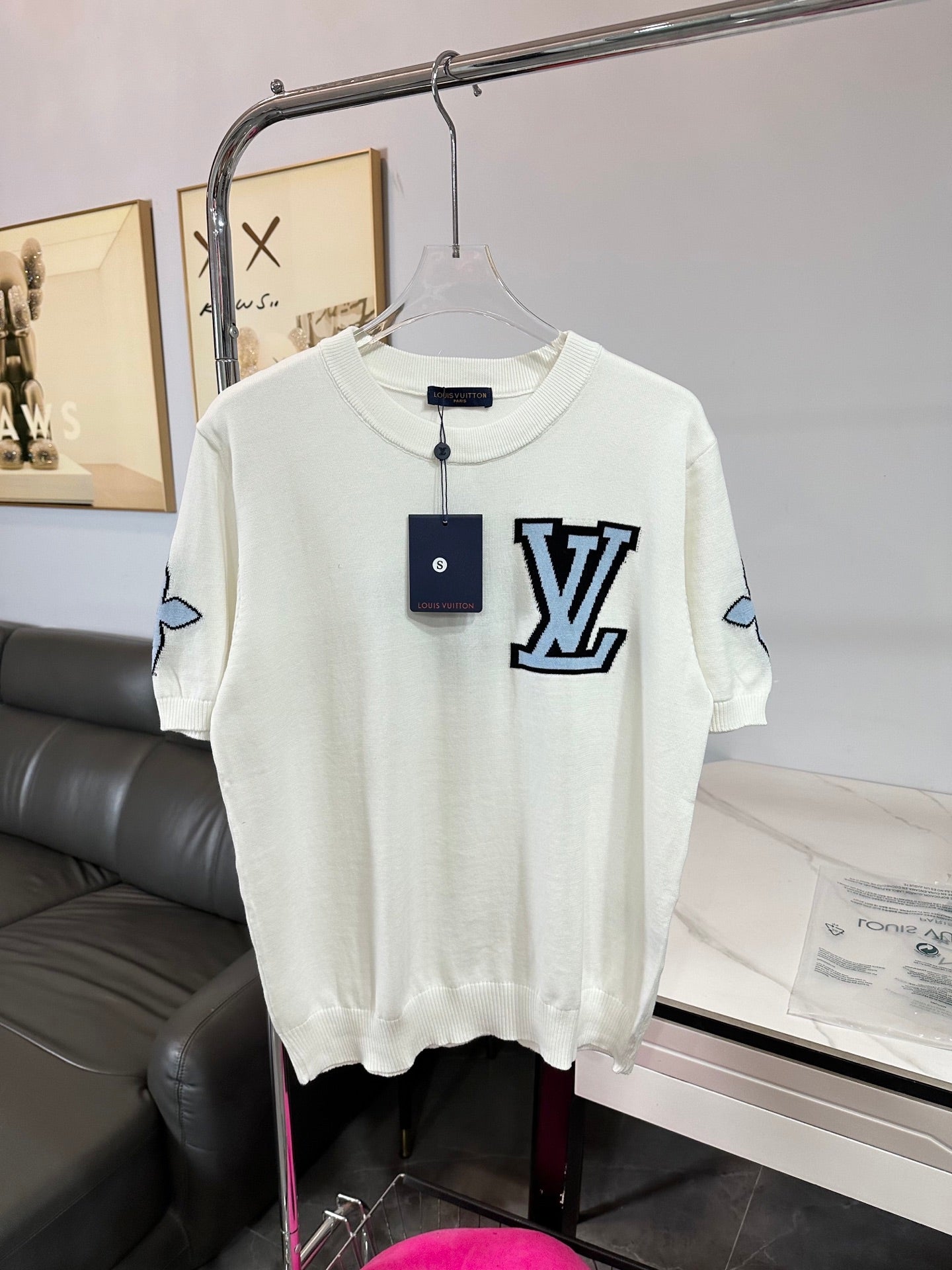 LV Crew Neck knit Shirt