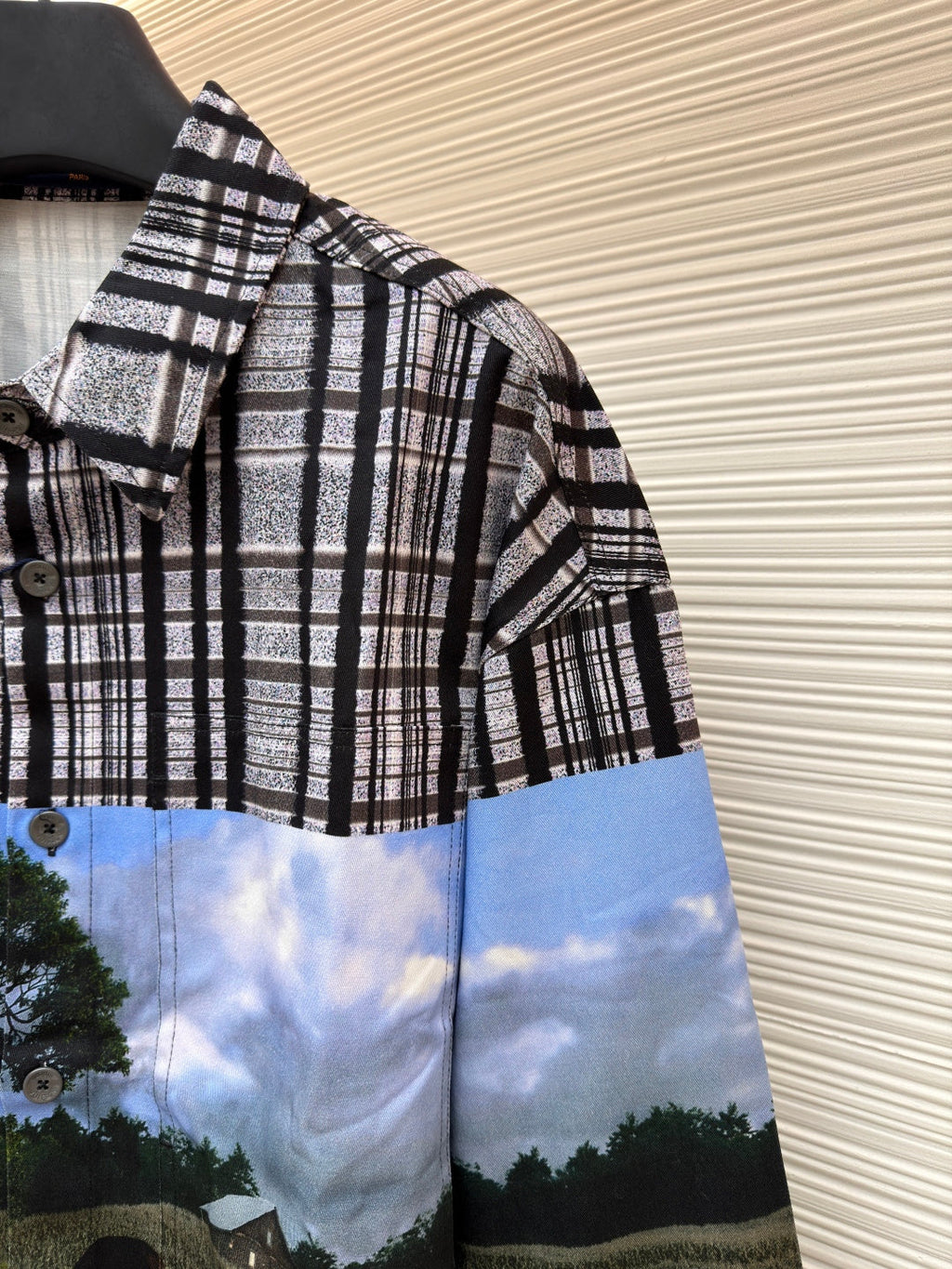 LV Plaid Print Shirt
