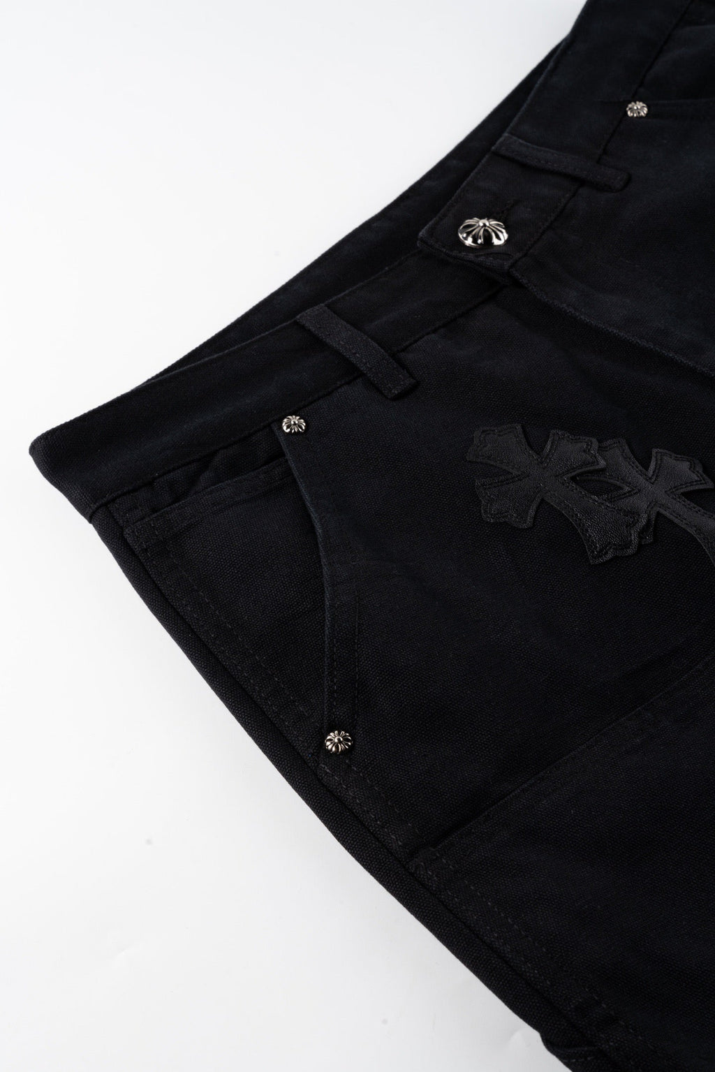 Chrome Hearts Matty Boy Sex Records Patchwork Leather Workwear High Street Jeans