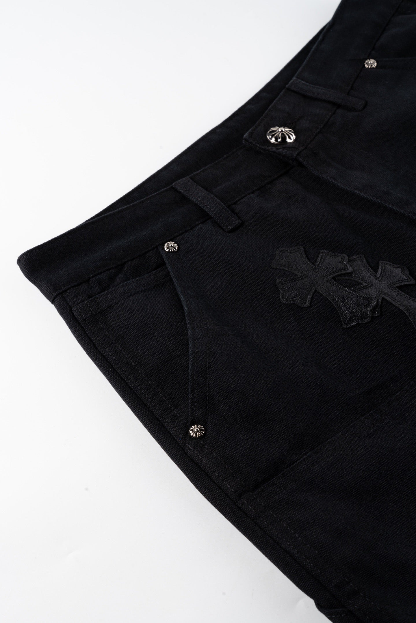 Chrome Hearts Matty Boy Sex Records Patchwork Leather Workwear High Street Jeans
