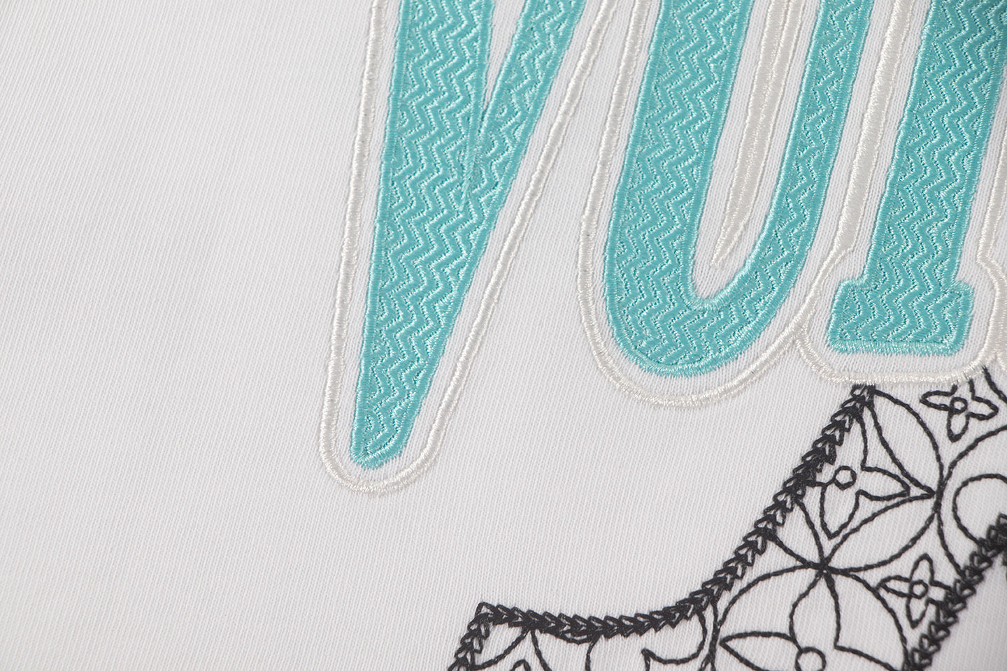 LV Embroidered T-Shirt