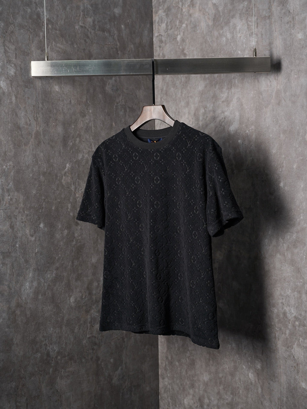 LV EMBOSSED Terry Cloth Short Sleeve shirt
