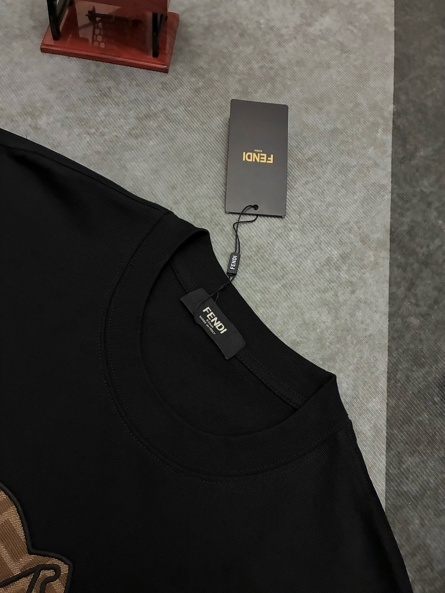 Fendi Embroidered Cotton Short-Sleeve T-Shirt