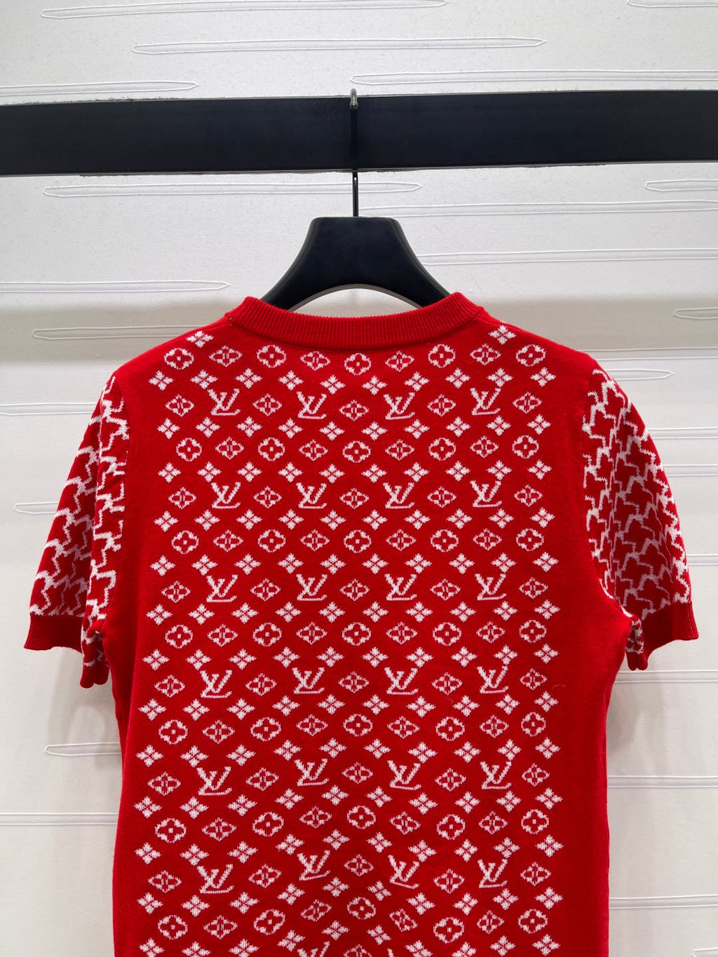LV Jacquard Crew Neck Shirt