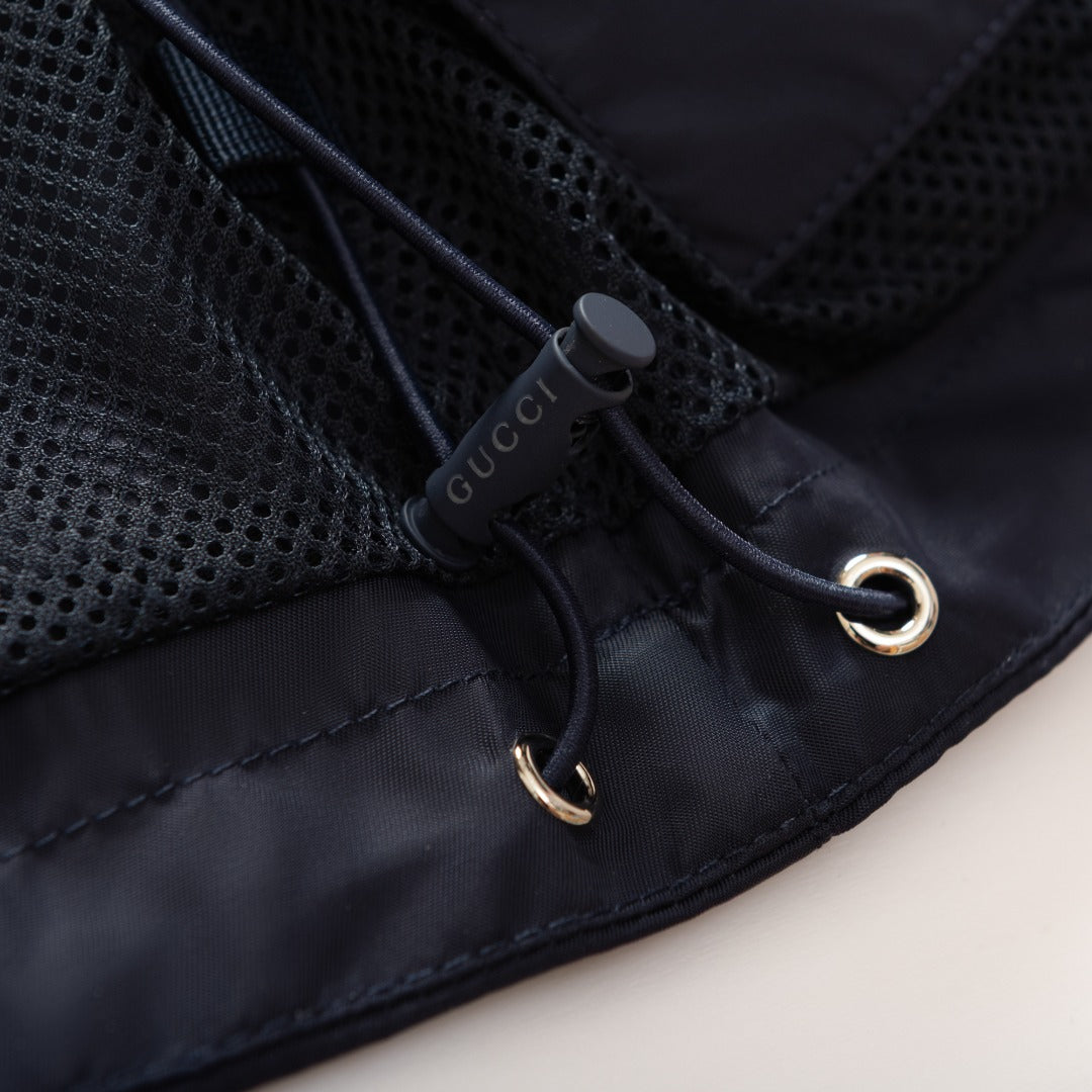 Gucci Embellished Twill Nylon Jacket