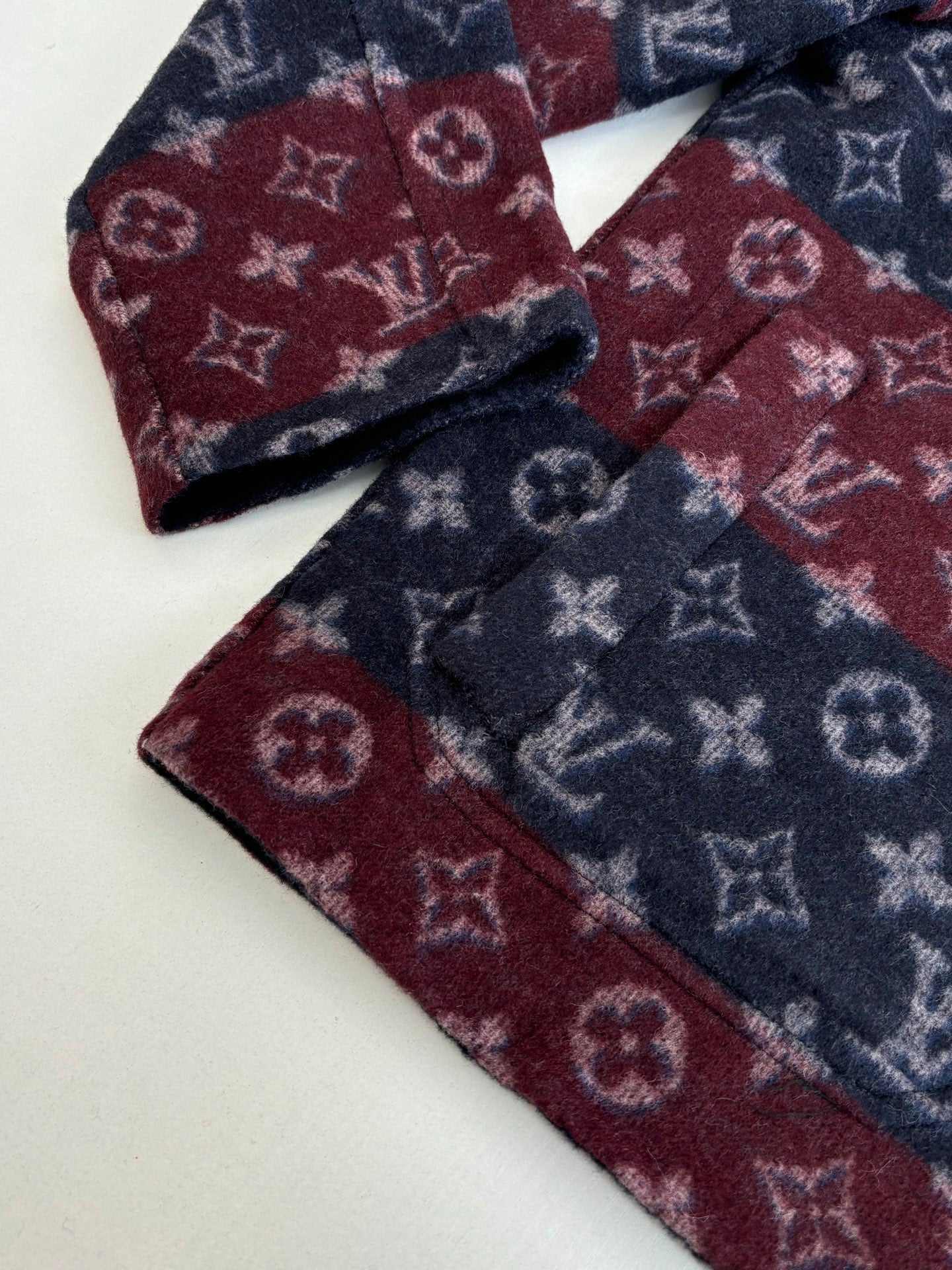 LV Double-sided workwear lapel wool jacket