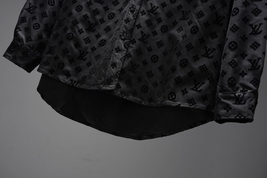 LV Jacquard All-over Logo Shirt/ Jacket