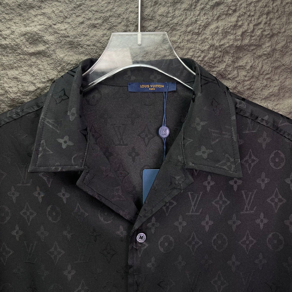 LV Jacquard Short Sleeve Shirt