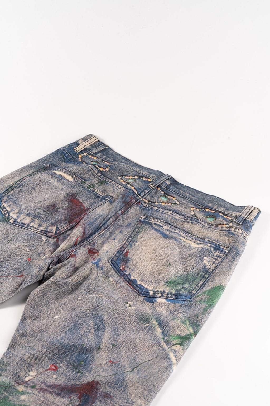 Acne Graffiti Distress Jeans