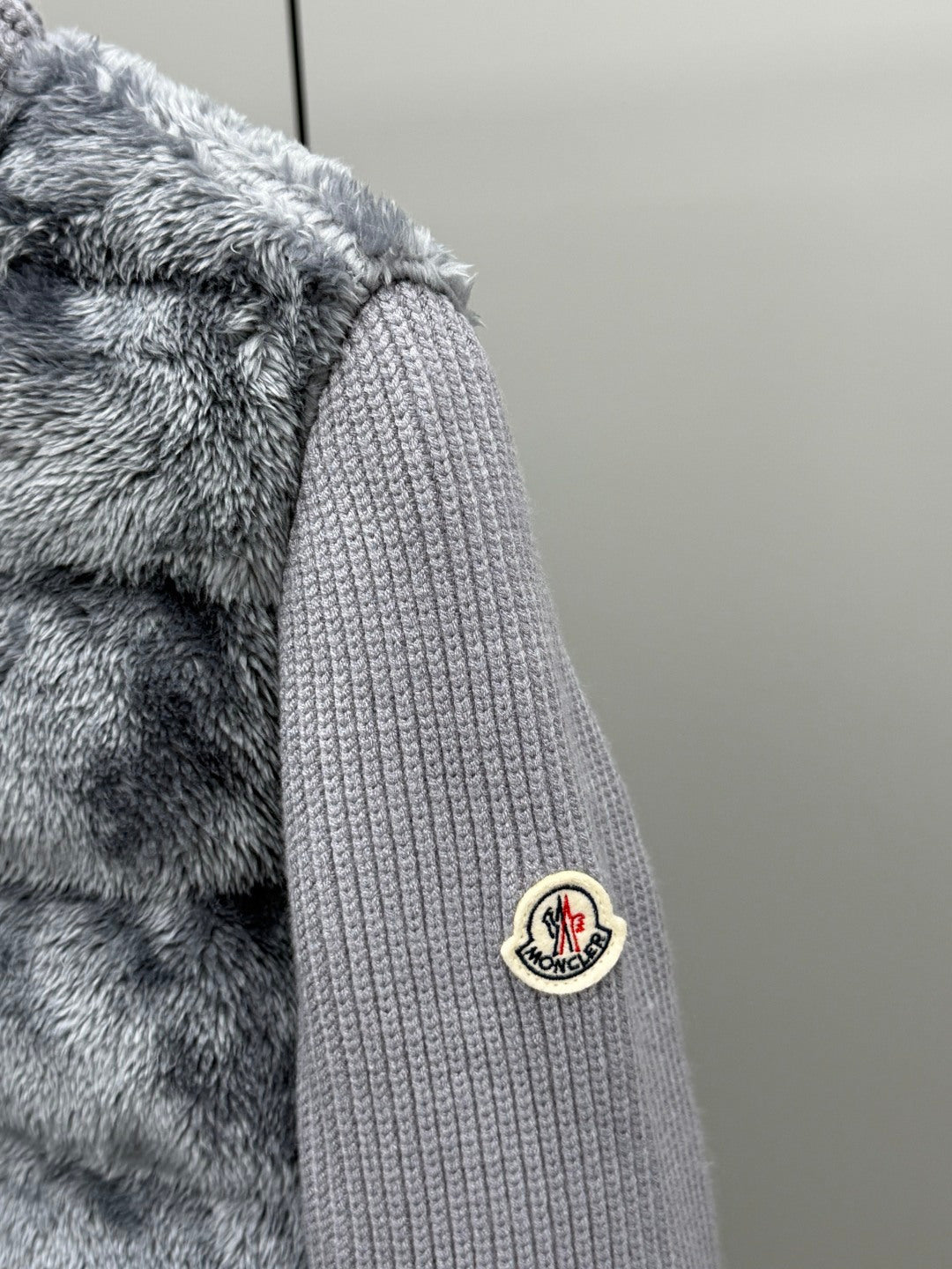 Moncler Teddy Fleece Knit Jacket