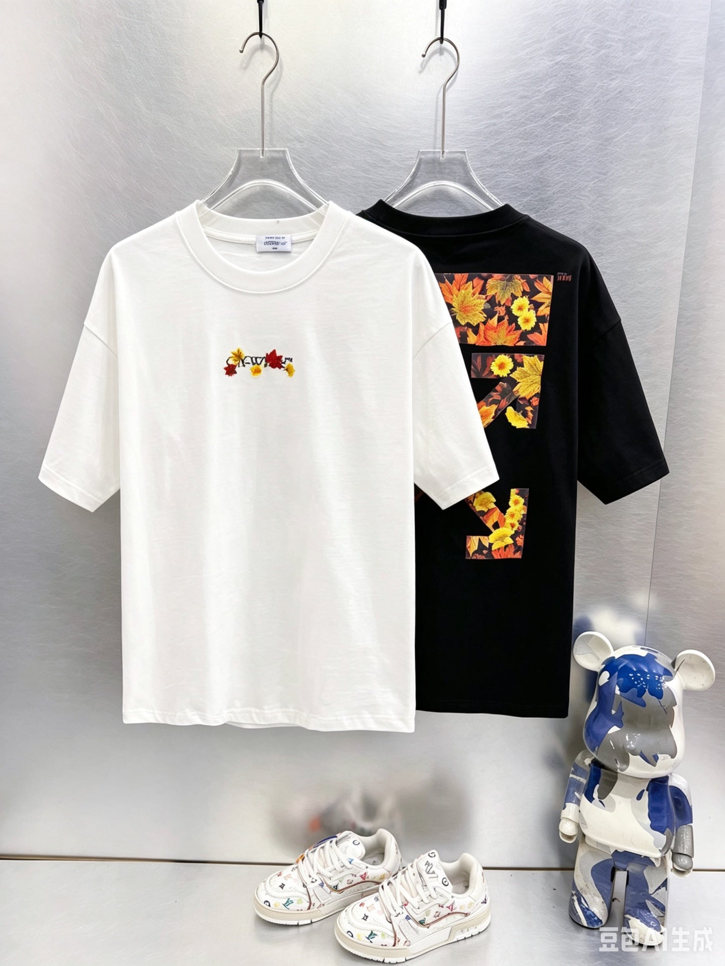 OFF White Embroidery T-Shirt