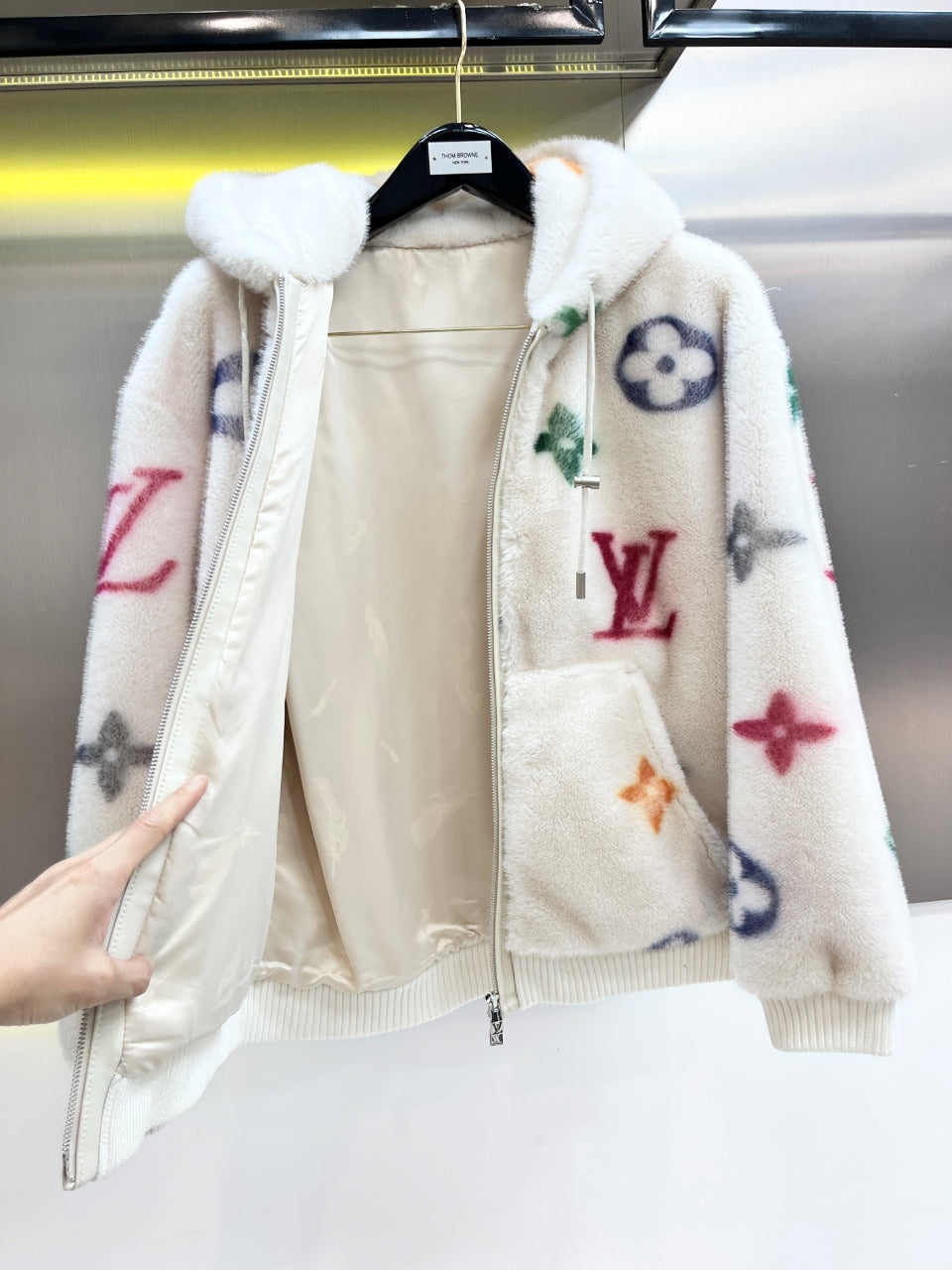 LV Imported Mink Fur Jacket