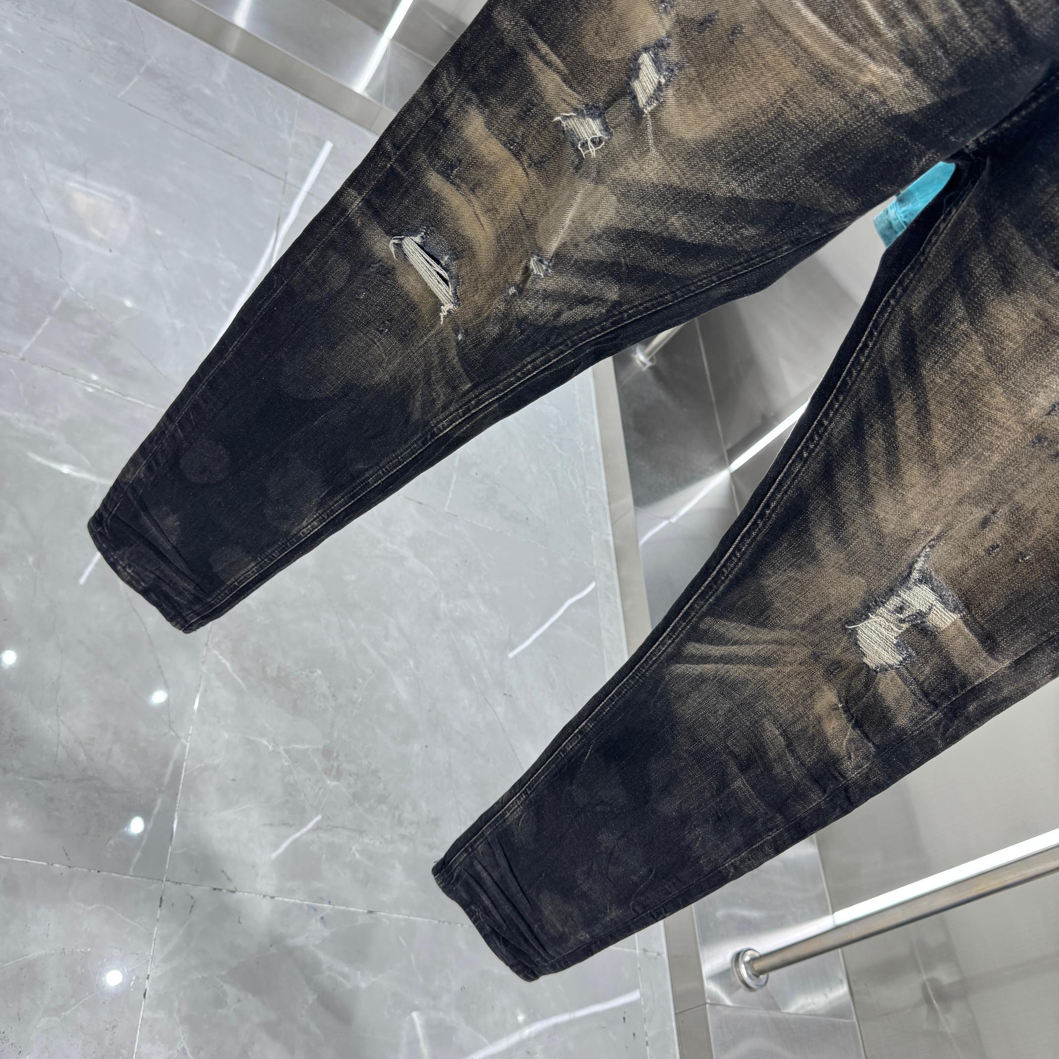 DSqaured2 Ripped Heavy-Duty Slim fit stretch Jeans