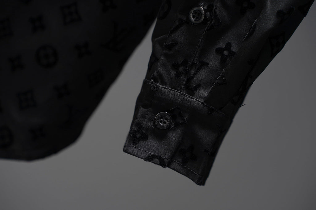 LV Jacquard All-over Logo Shirt/ Jacket