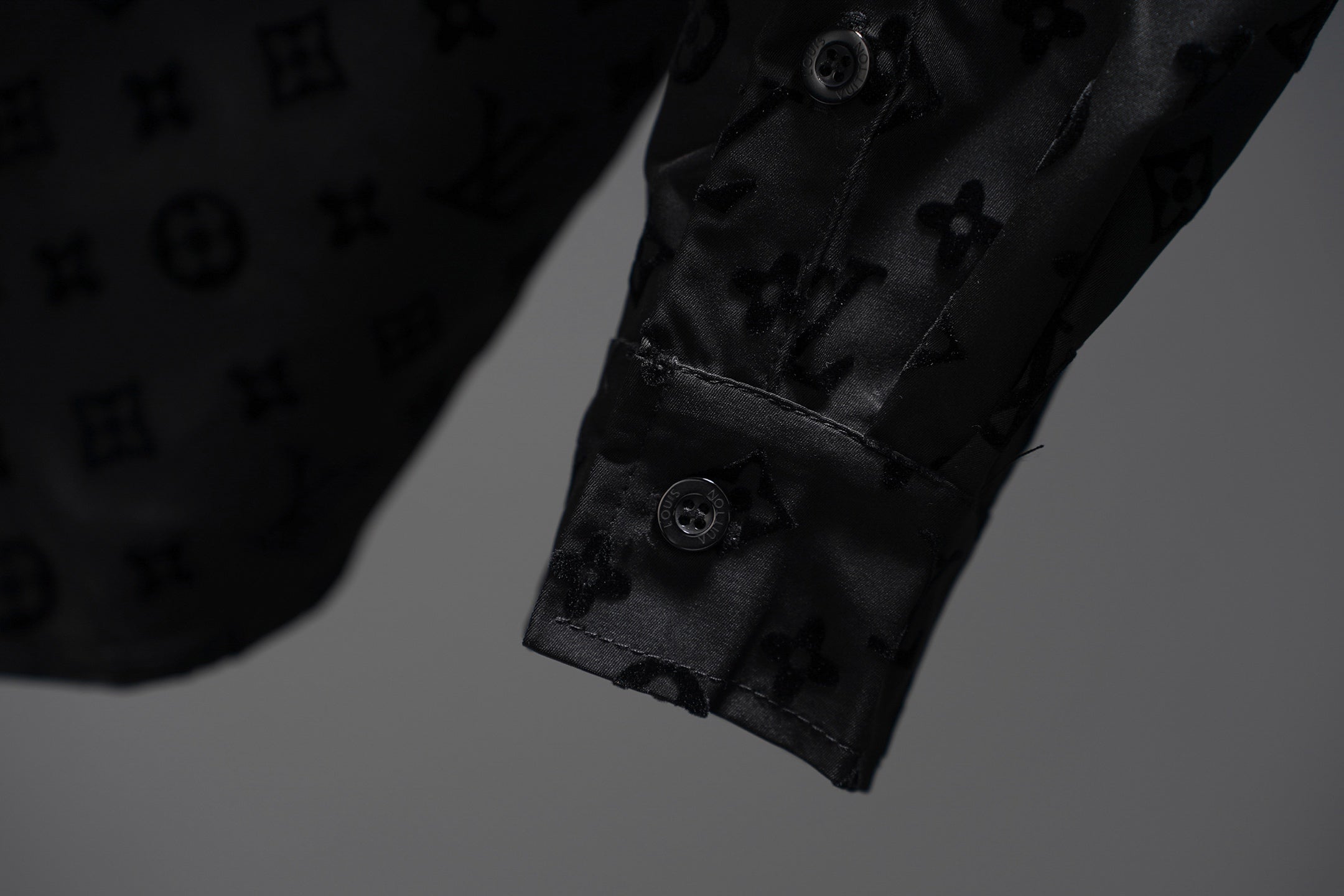 LV Jacquard All-over Logo Shirt/ Jacket