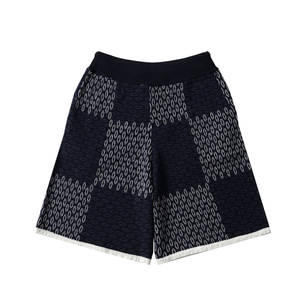 LV checkered knit Shorts