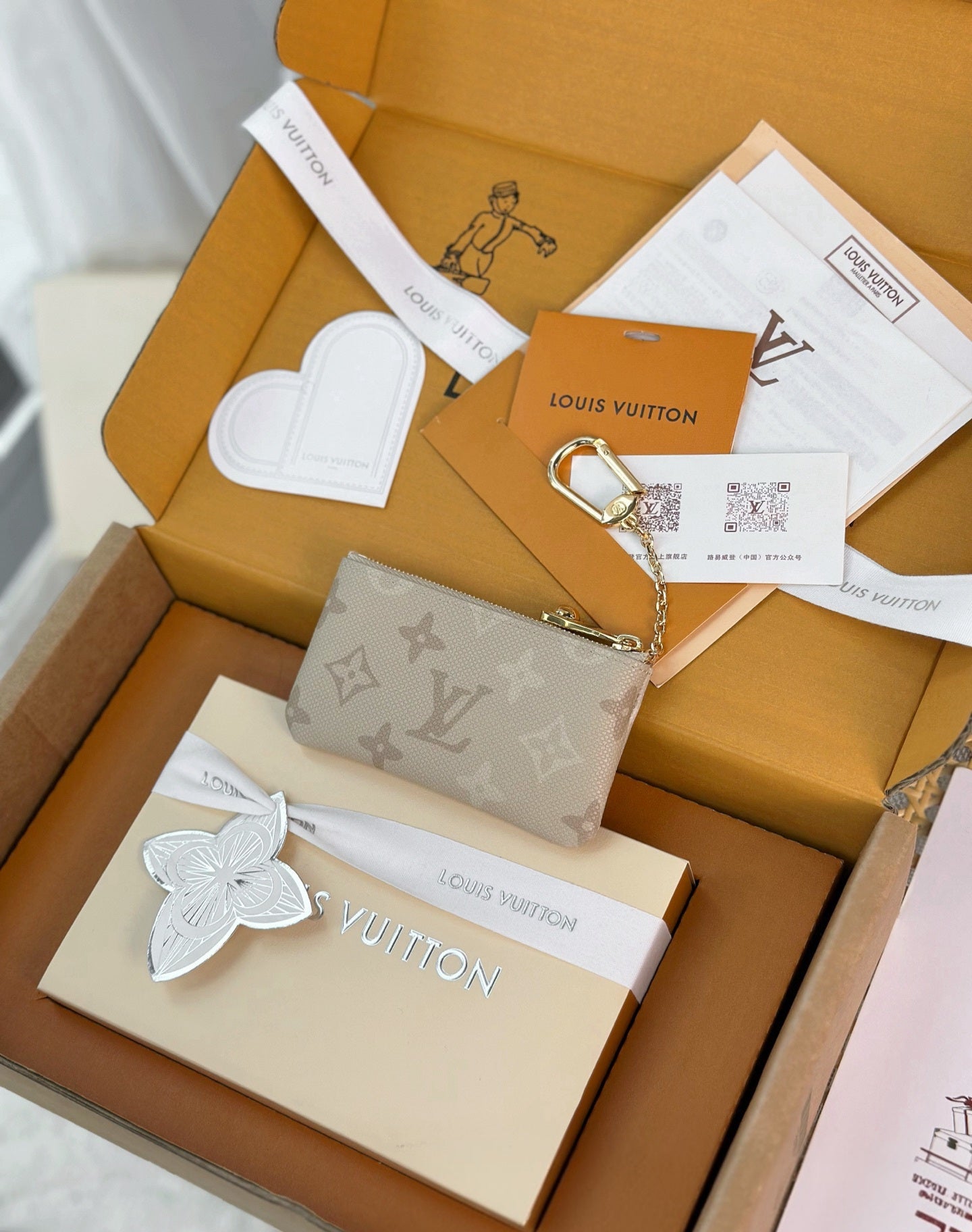 LV Key& Card Pouch