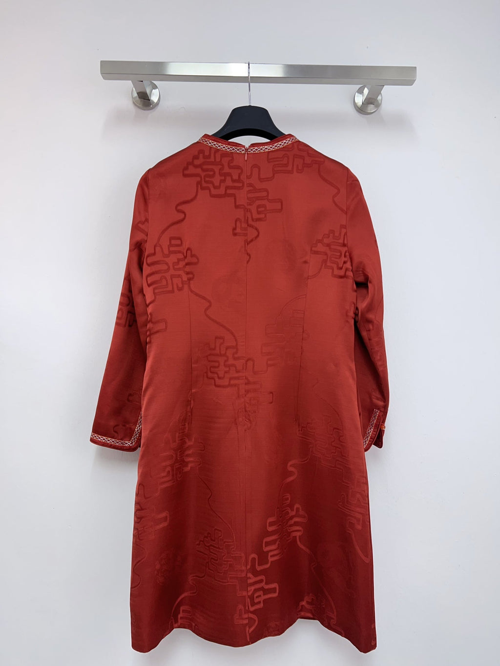 Women's Dior Festive Red Brocade Chinese Style Dress