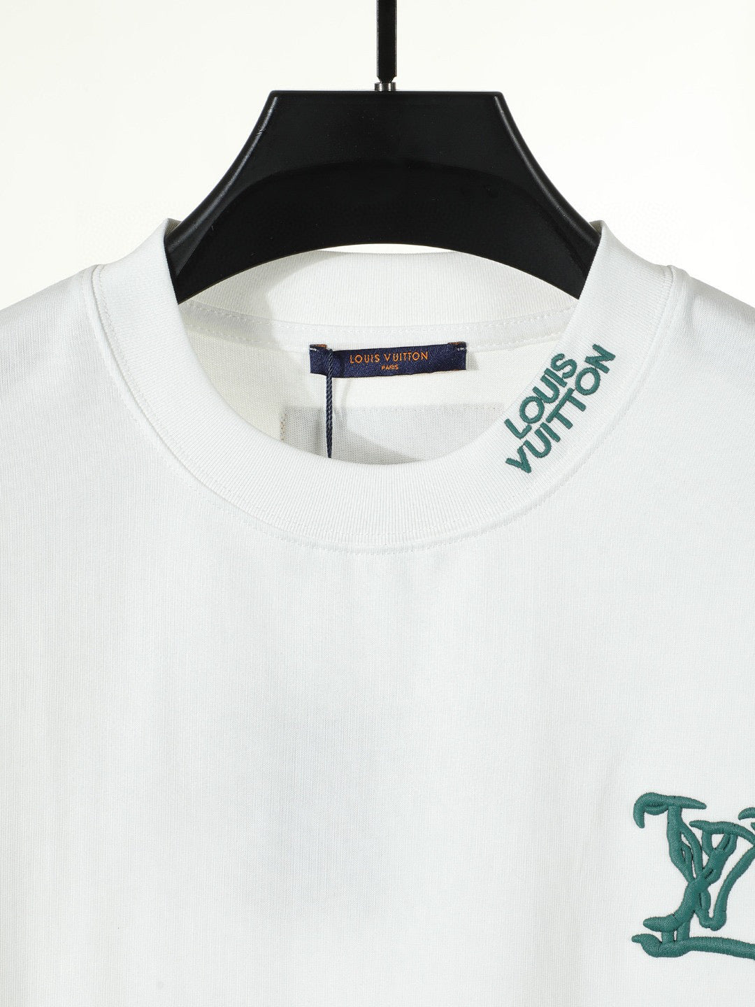 LV Embroidered Collar T-Shirt